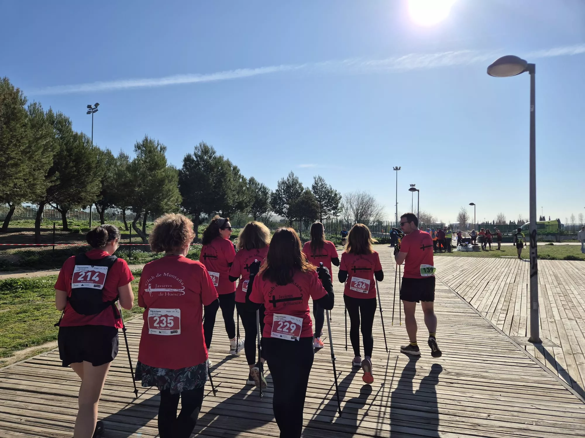 Copa de España de Marcha Nórdica con Iván Jaime y María Grasa medallas de plata. Fotos Juanlu Herrero y Paco Ramírez