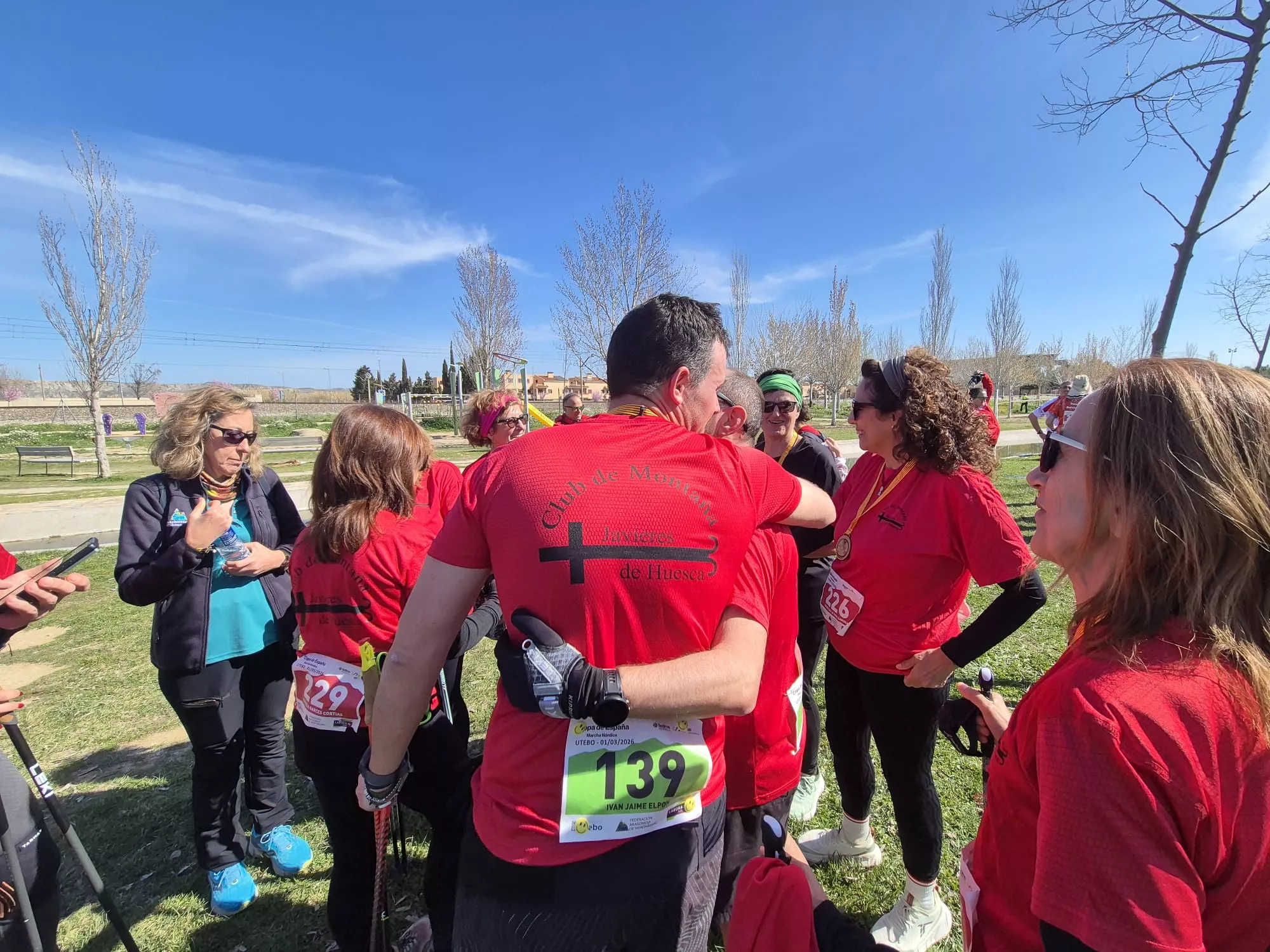 Copa de España de Marcha Nórdica con Iván Jaime y María Grasa medallas de plata. Fotos Juanlu Herrero y Paco Ramírez