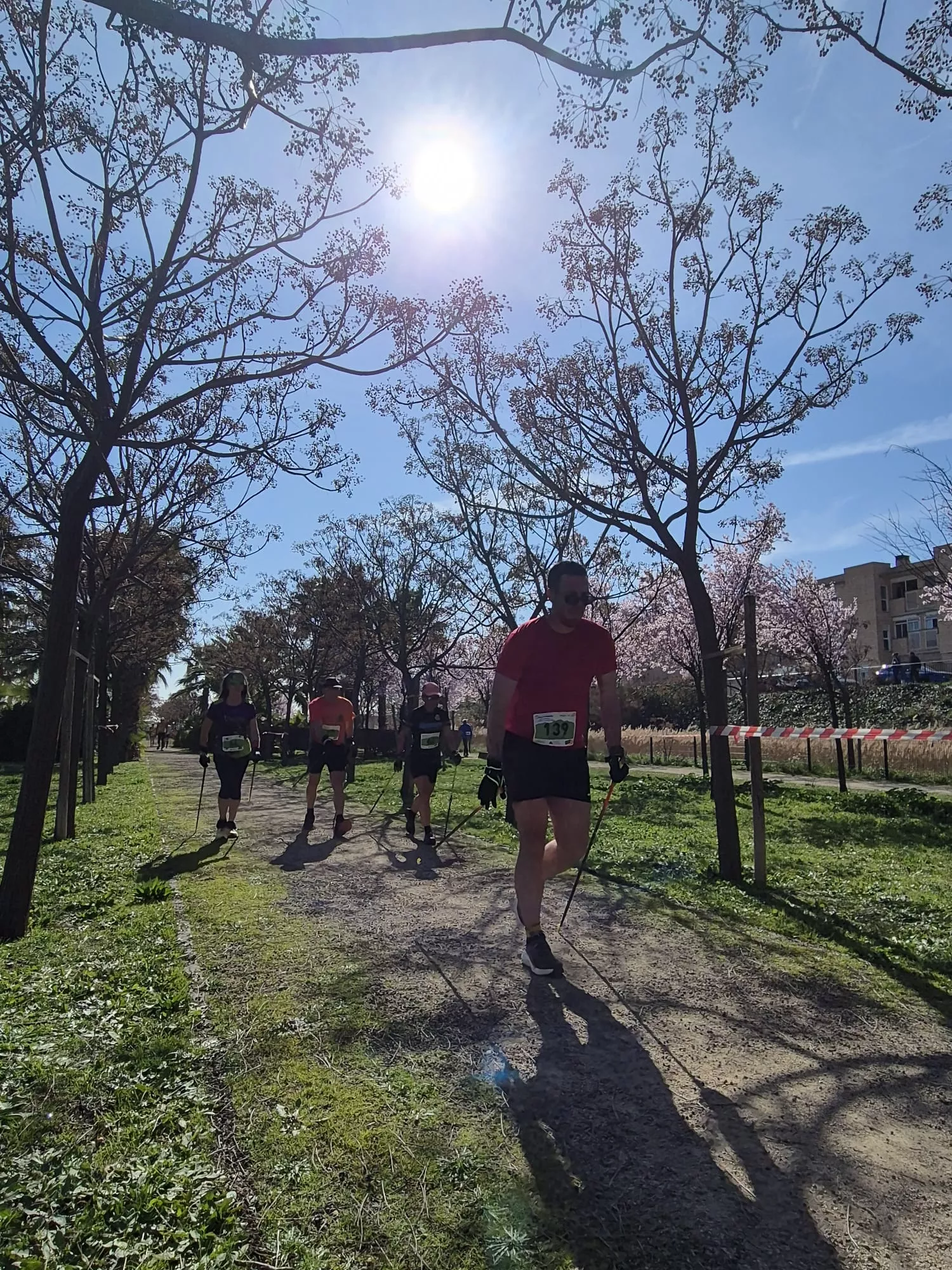 Copa de España de Marcha Nórdica con Iván Jaime y María Grasa medallas de plata. Fotos Juanlu Herrero y Paco Ramírez