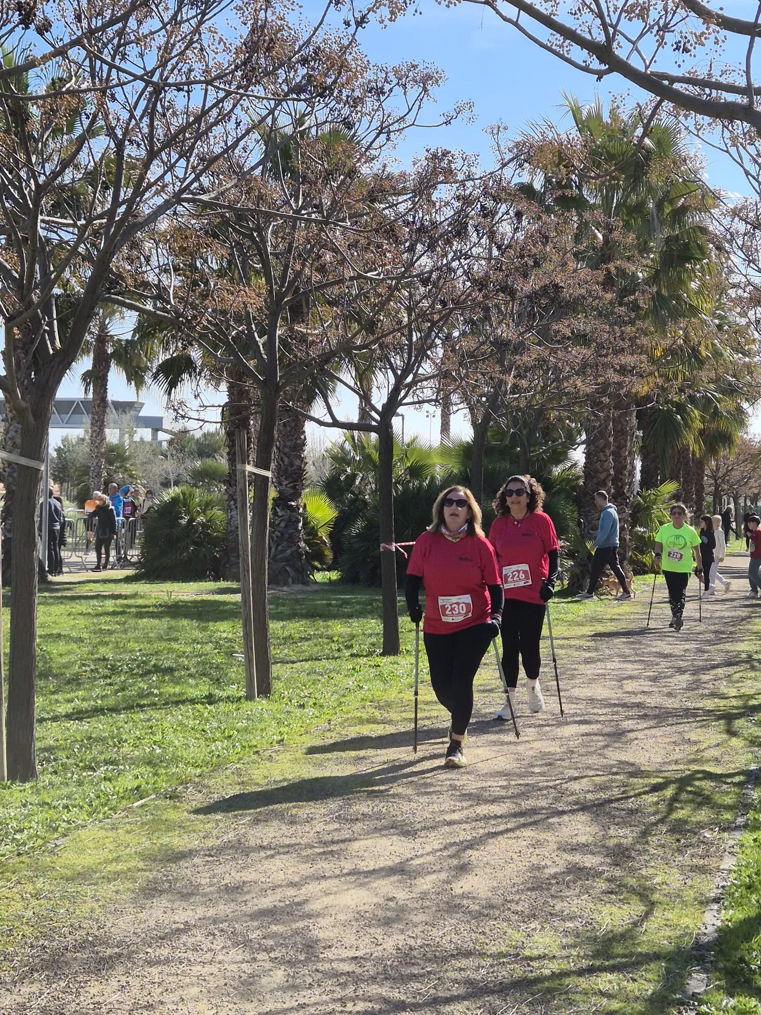 Copa de España de Marcha Nórdica con Iván Jaime y María Grasa medallas de plata. Fotos Juanlu Herrero y Paco Ramírez