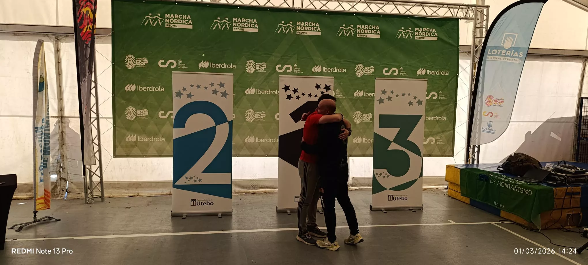 Copa de España de Marcha Nórdica con Iván Jaime y María Grasa medallas de plata. Fotos Juanlu Herrero y Paco Ramírez
