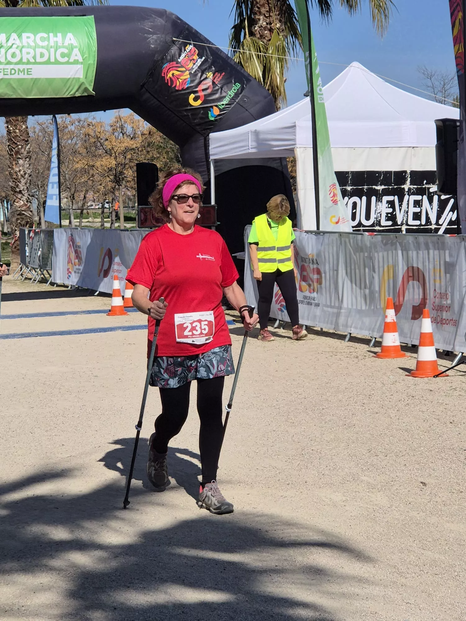Copa de España de Marcha Nórdica con Iván Jaime y María Grasa medallas de plata. Fotos Juanlu Herrero y Paco Ramírez