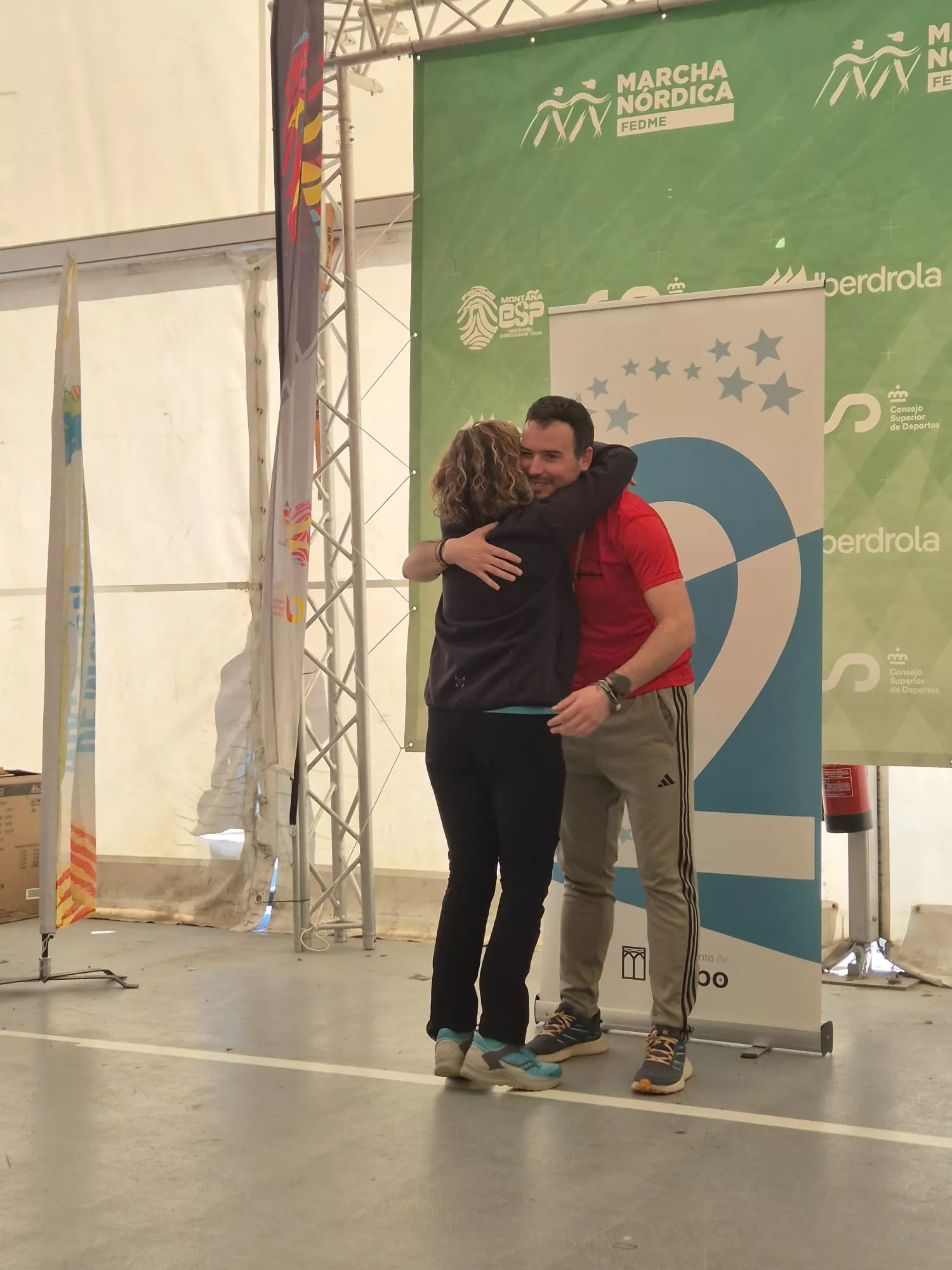 Copa de España de Marcha Nórdica con Iván Jaime y María Grasa medallas de plata. Fotos Juanlu Herrero y Paco Ramírez