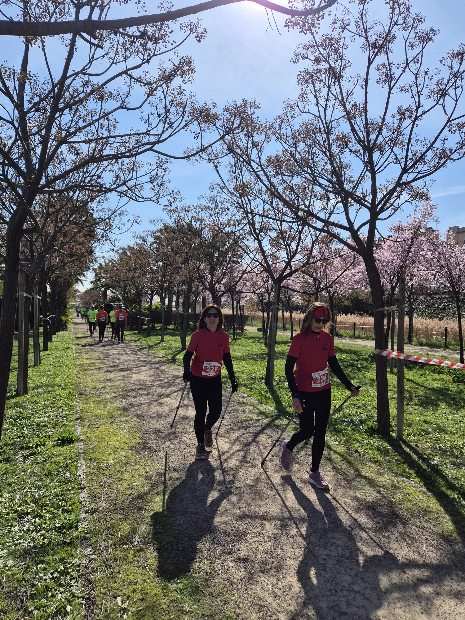 Copa de España de Marcha Nórdica con Iván Jaime y María Grasa medallas de plata. Fotos Juanlu Herrero y Paco Ramírez