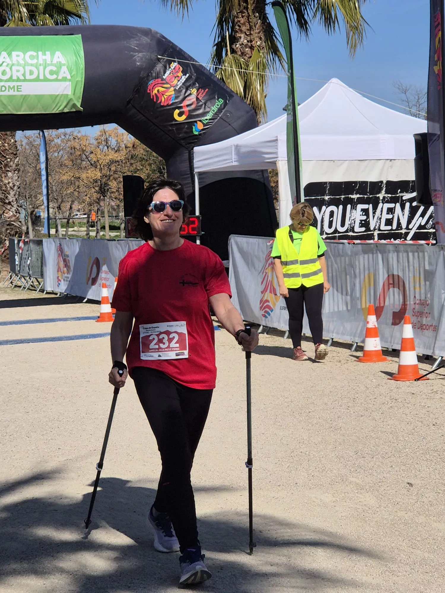 Copa de España de Marcha Nórdica con Iván Jaime y María Grasa medallas de plata. Fotos Juanlu Herrero y Paco Ramírez