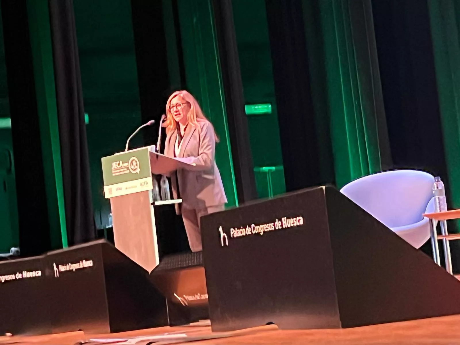  IV Jornada Española del Cultivo de la Alfalfa en Huesca. Foto Mercedes Manterola