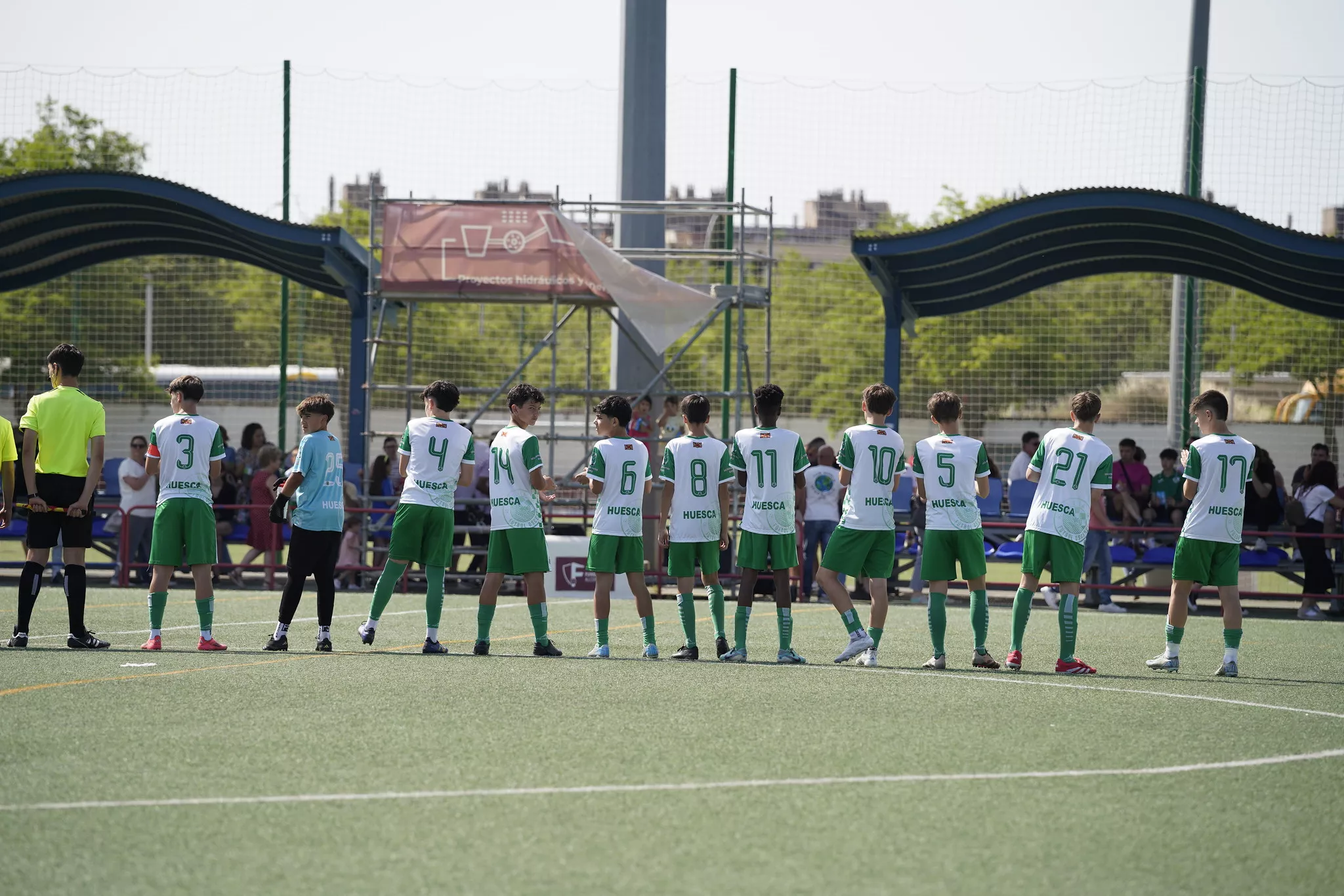Foto de archivo del fútbol base.