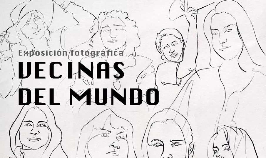 Exposición en el barrio de María Auxiliadora con motivo de la celebración del Día de la Mujer.