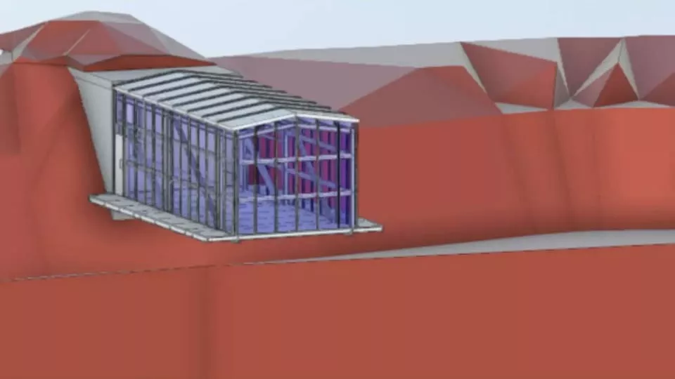 Proyecto del mirador de La Raca en la estación de Astún.