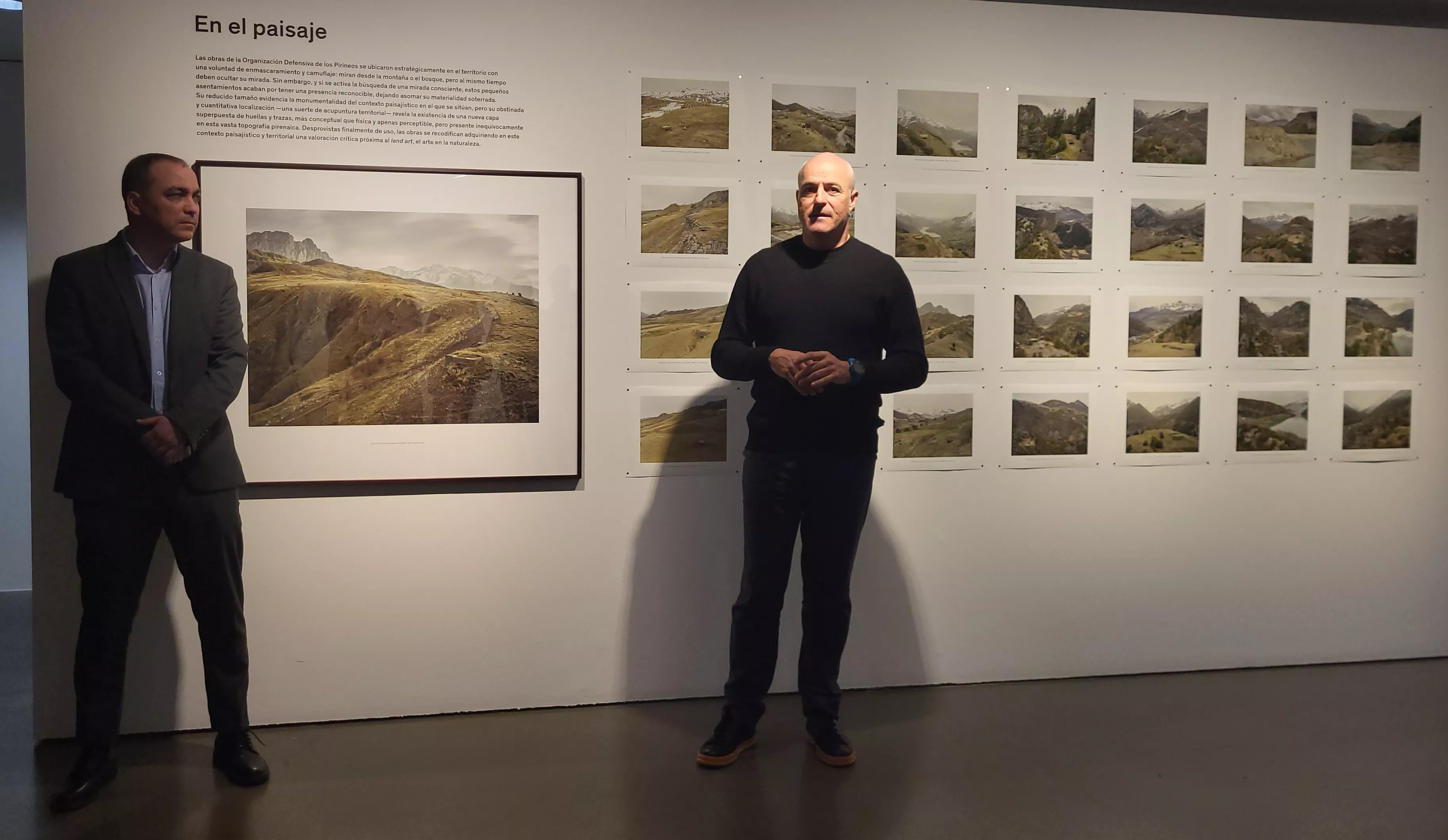 Exposición "Línea P. Los búnkeres del Pirineo" en la DPH. Foto Mercedes Manterola
