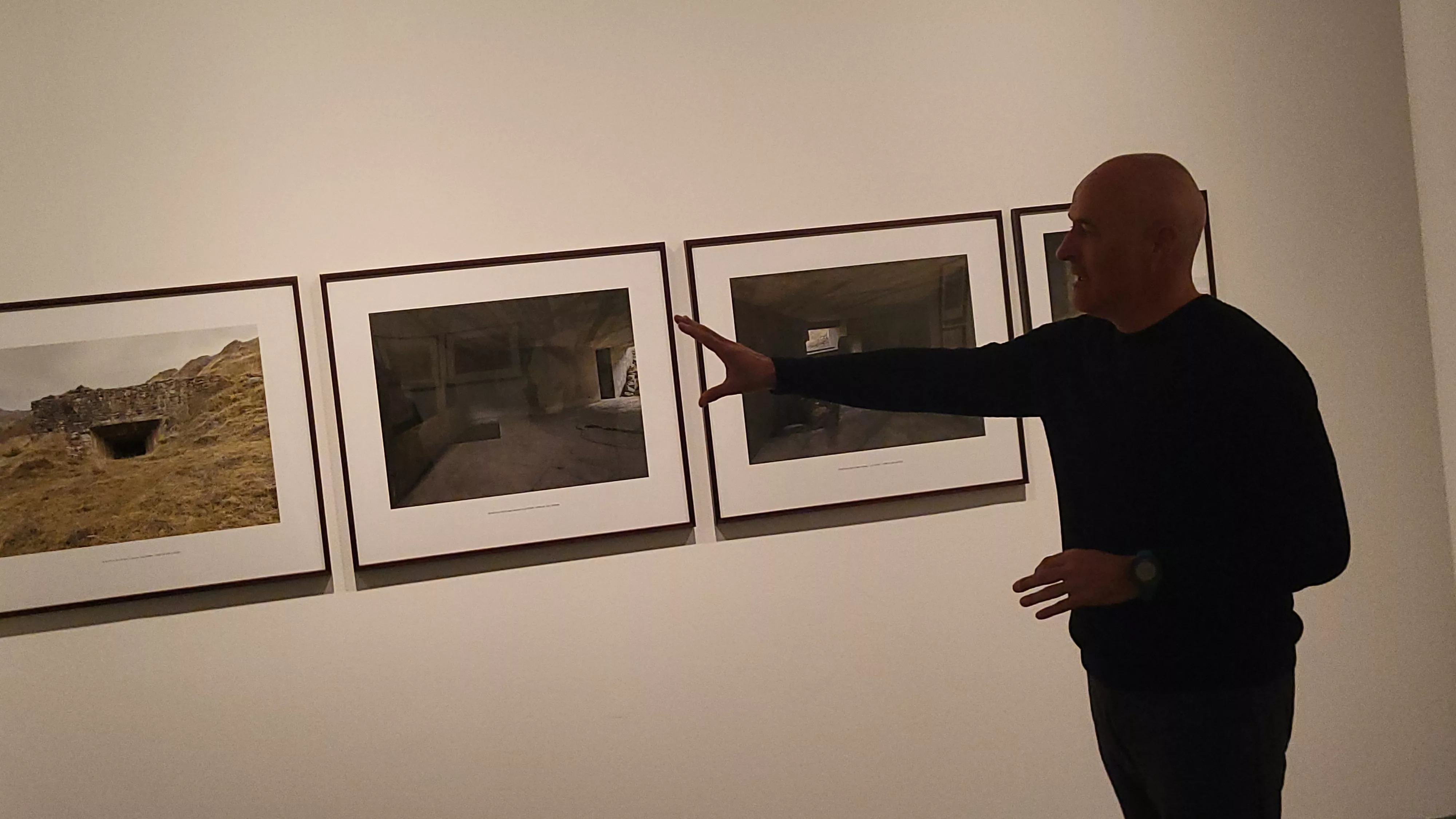 Exposición "Línea P. Los búnkeres del Pirineo" en la DPH. Foto Mercedes Manterola