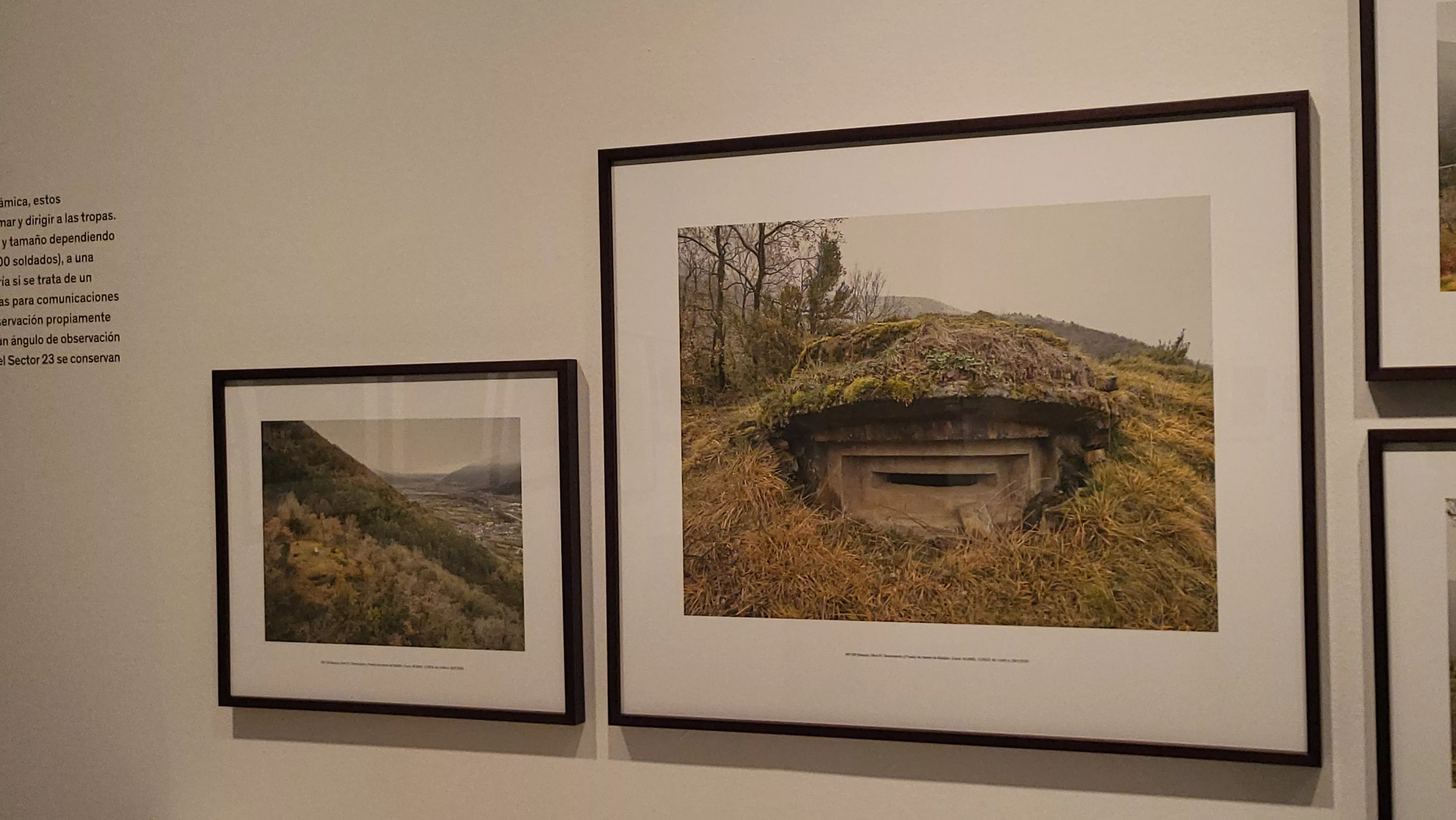 Exposición "Línea P. Los búnkeres del Pirineo" en la DPH. Foto Mercedes Manterola