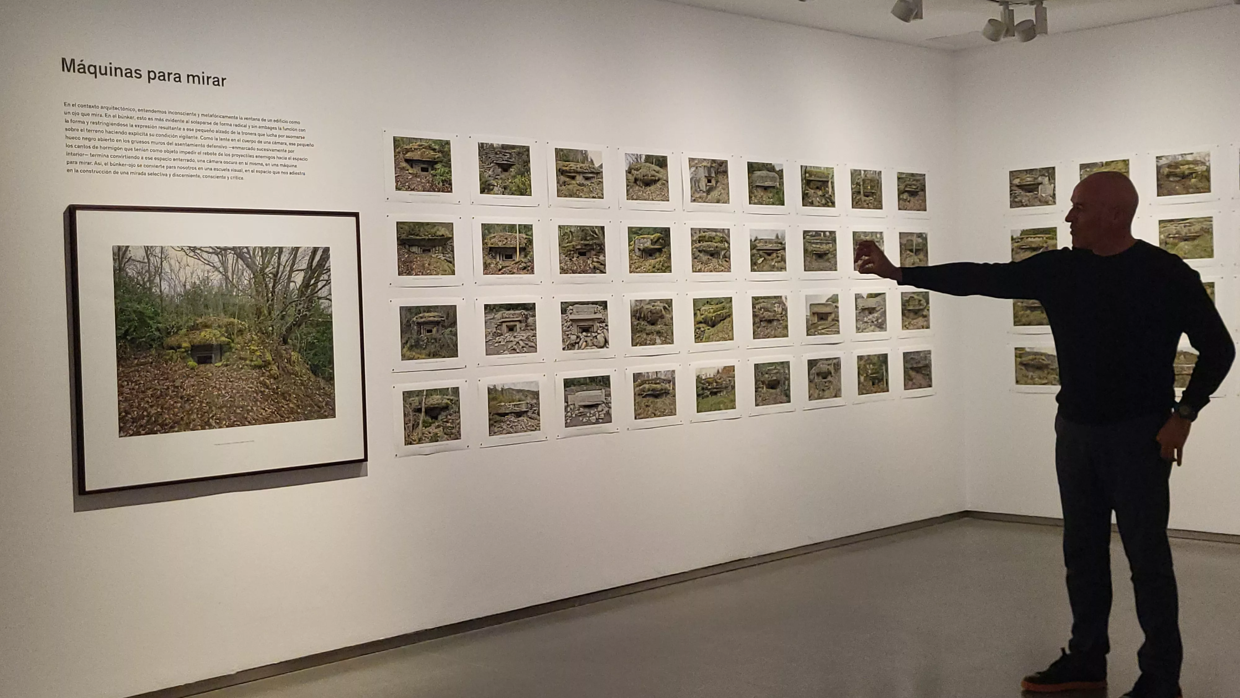 Exposición "Línea P. Los búnkeres del Pirineo" en la DPH. Foto Mercedes Manterola