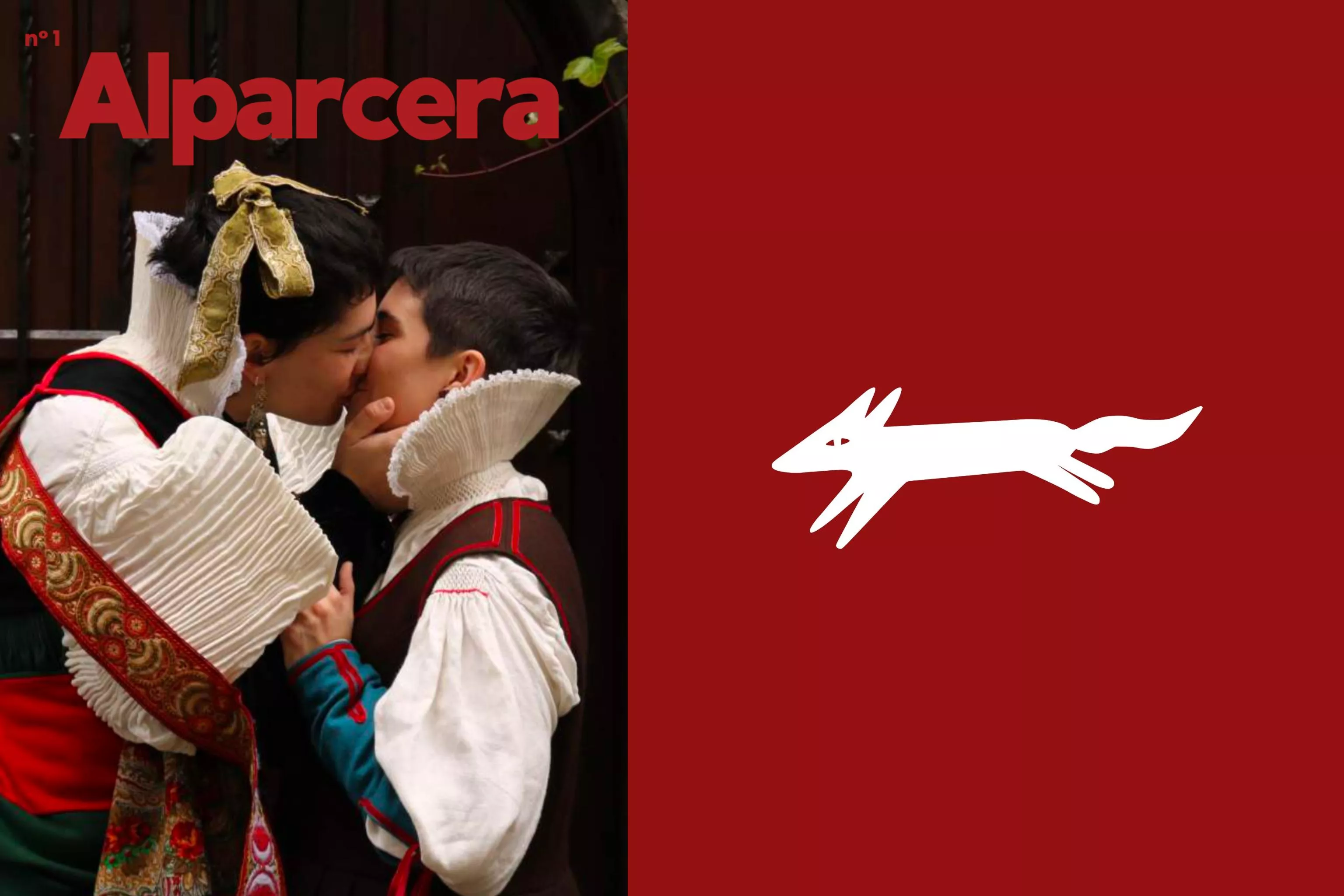 Portada y contraportada del primero número de Alparcera.