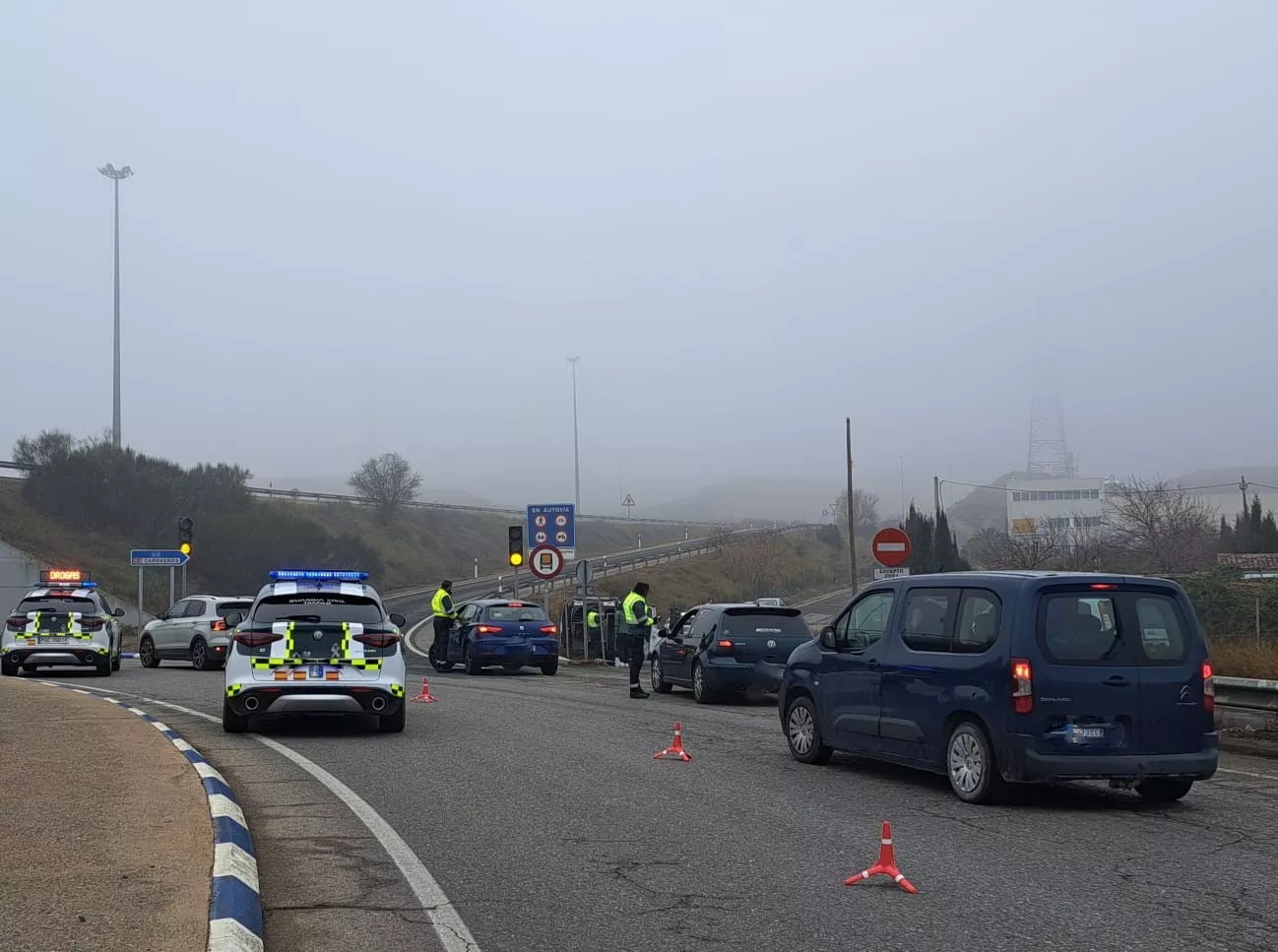 Imagen de archivo de una actuación de la Guardia Civil, que ha actuado ahora en Fraga y La Litera.