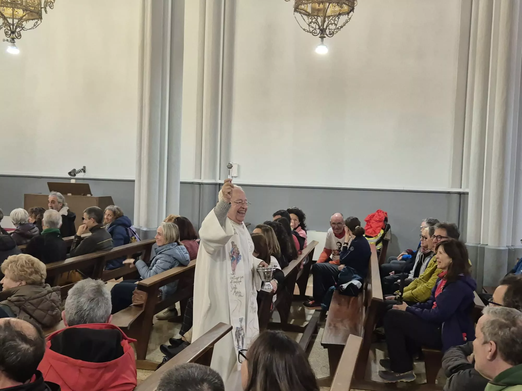 Inicio de la 45 Javierada desde Huesca. Foto Juanlu Herrero