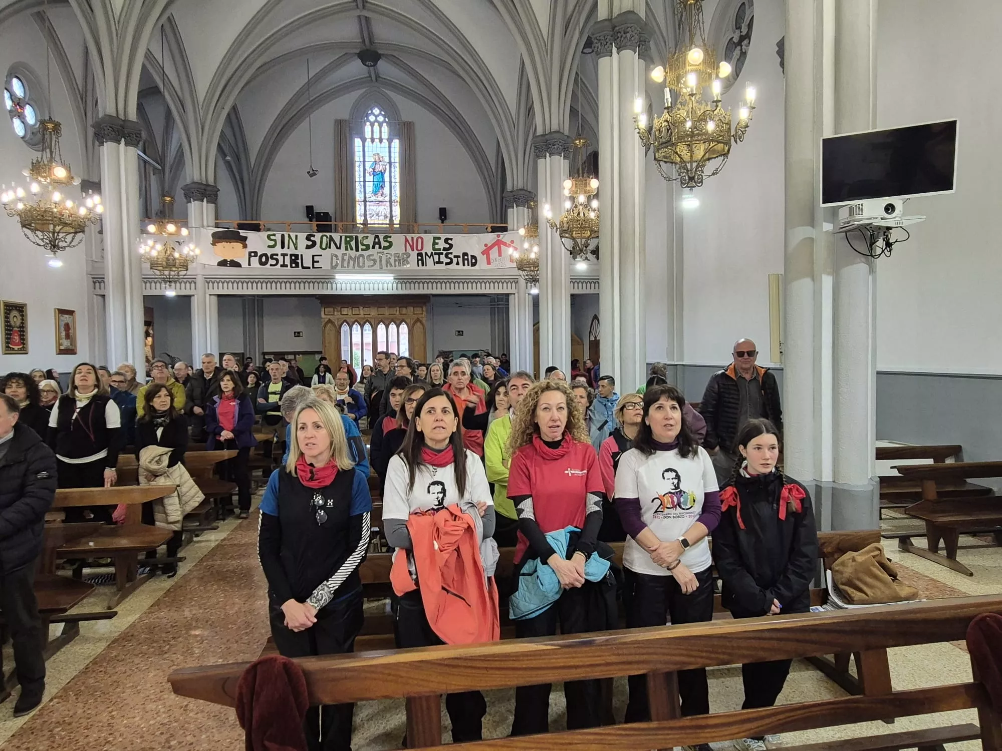 Inicio de la 45 Javierada desde Huesca. Foto Juanlu Herrero