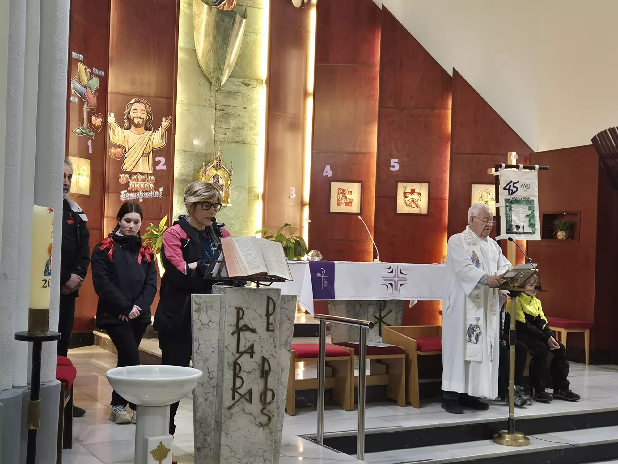 Inicio de la 45 Javierada desde Huesca. Foto Juanlu Herrero