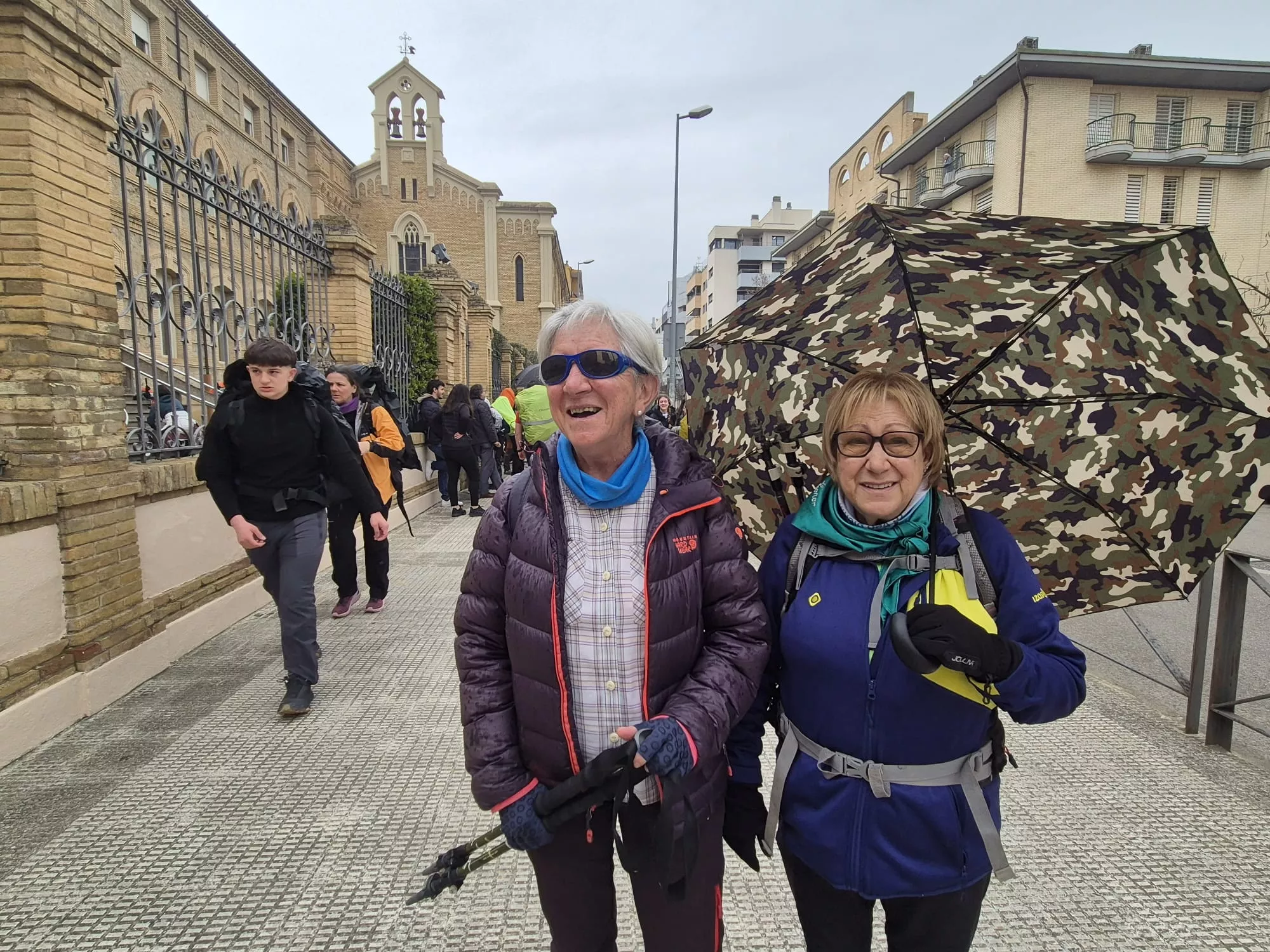 Inicio de la 45 Javierada desde Huesca. Foto Juanlu Herrero