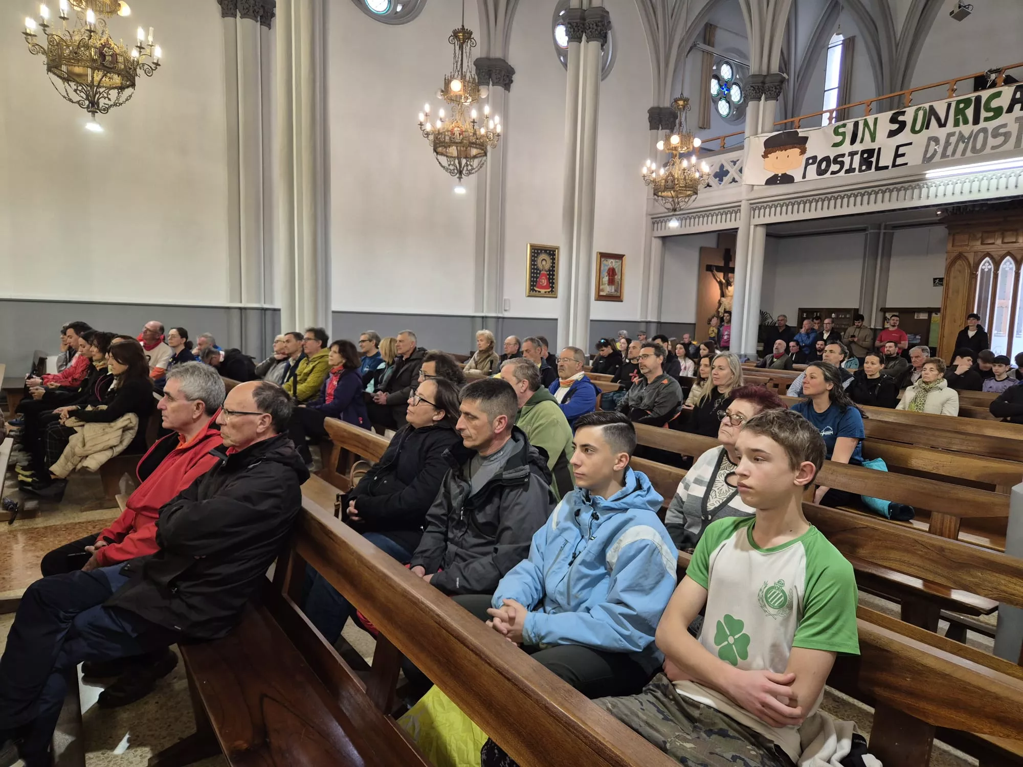 Inicio de la 45 Javierada desde Huesca. Foto Juanlu Herrero