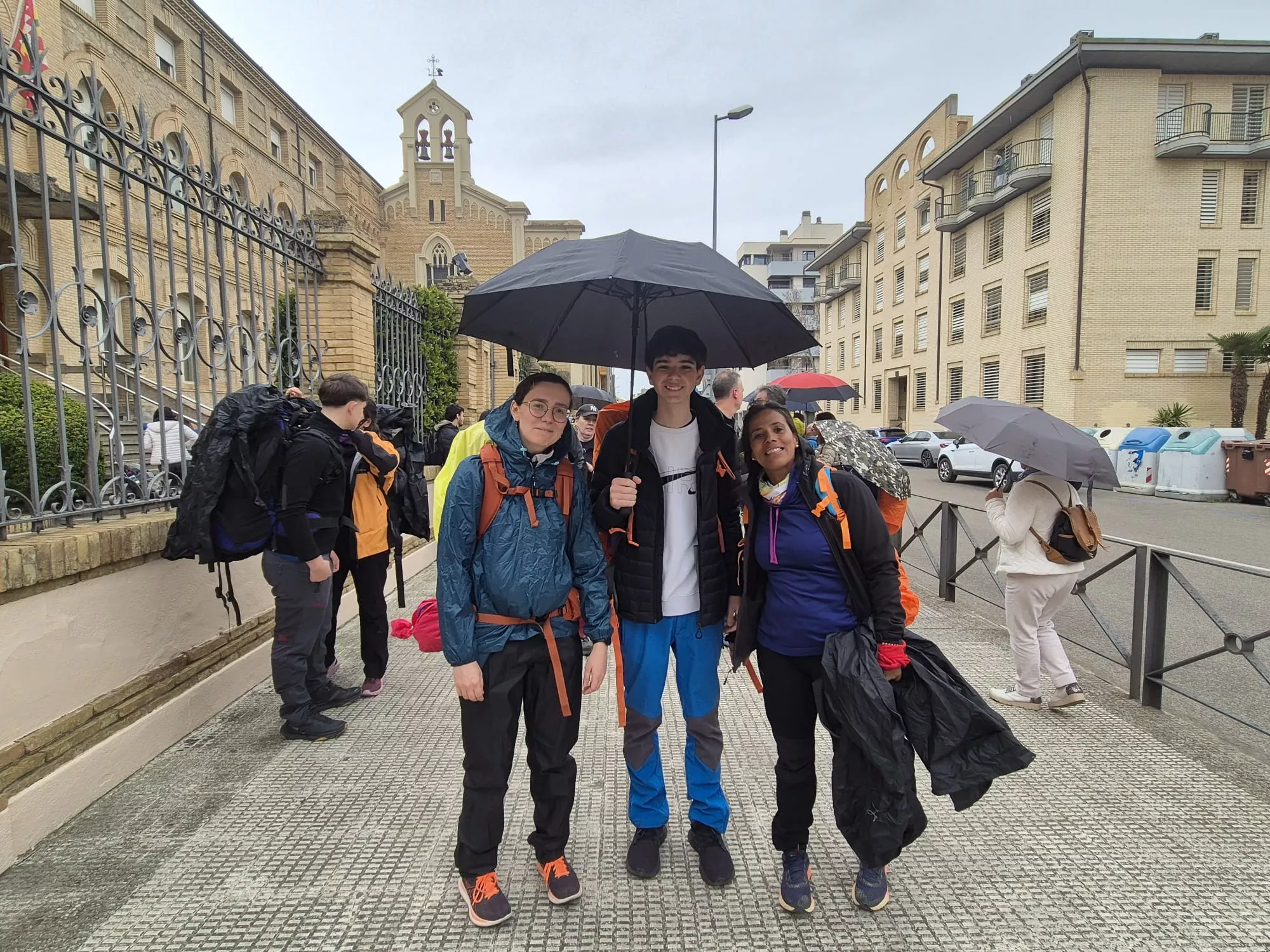 Inicio de la 45 Javierada desde Huesca. Foto Juanlu Herrero