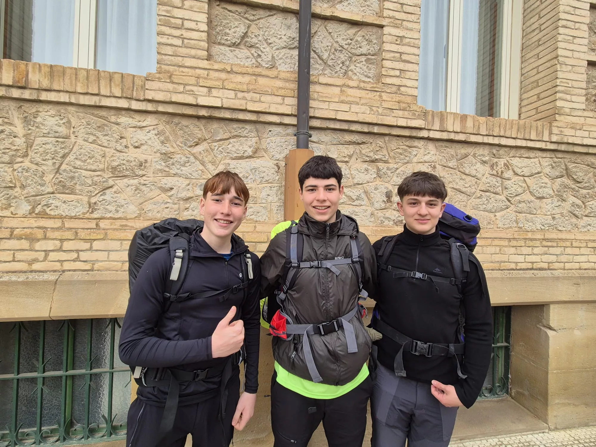 Inicio de la 45 Javierada desde Huesca. Foto Juanlu Herrero