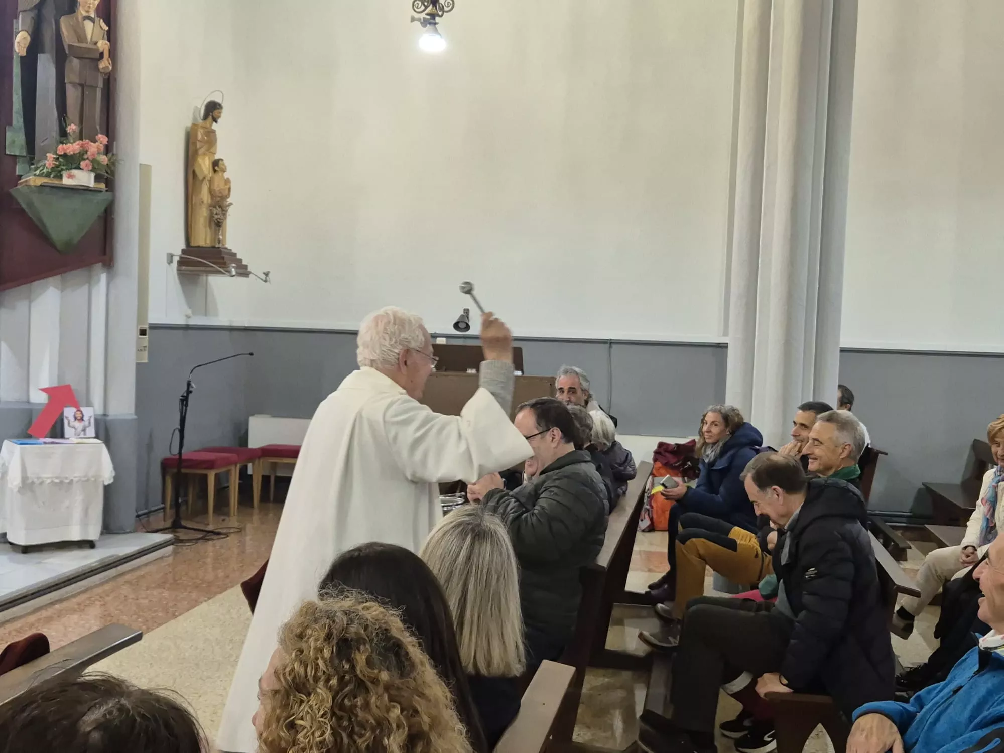 Inicio de la 45 Javierada desde Huesca. Foto Juanlu Herrero