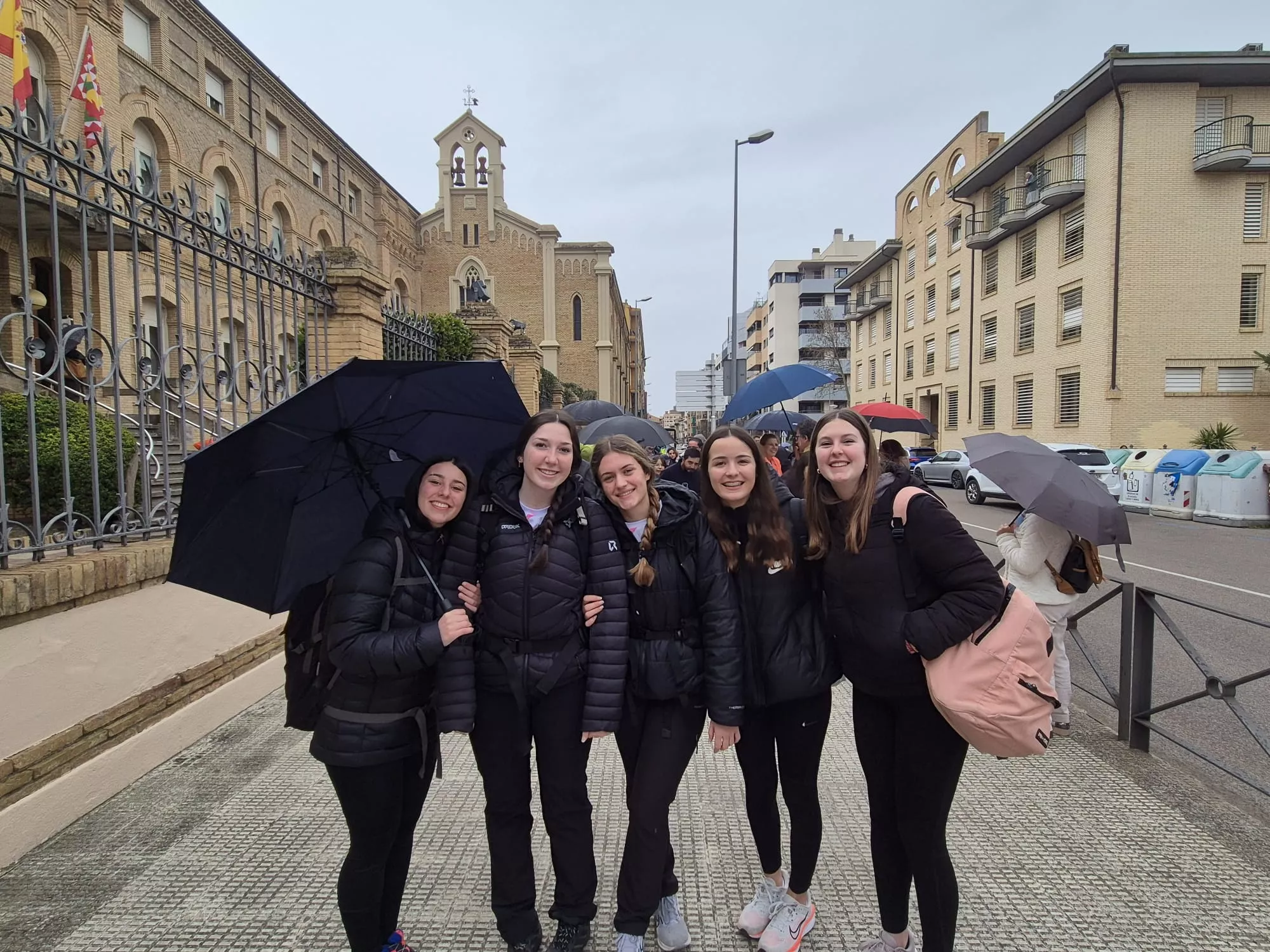 Inicio de la 45 Javierada desde Huesca. Foto Juanlu Herrero