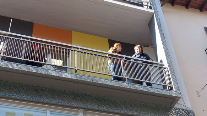 Representantes de los sindicatos, en un receso Representantes de los sindicatos, en un receso