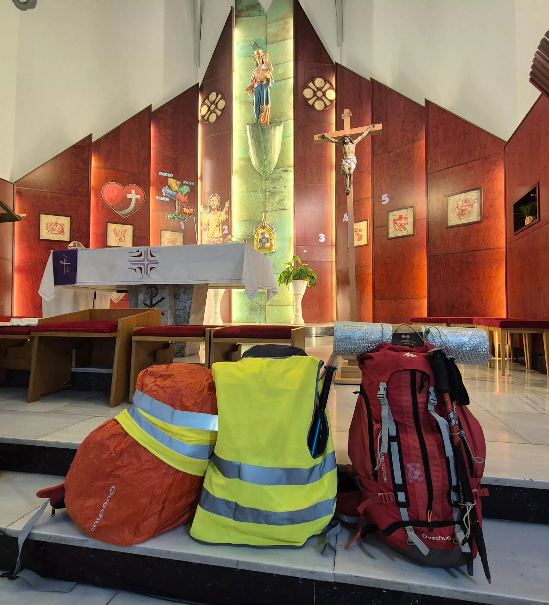 Inicio de la 45 Javierada desde Huesca. Foto Juanlu Herrero