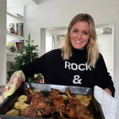 Andrea Ropero, elaborando Ternasco de Aragón