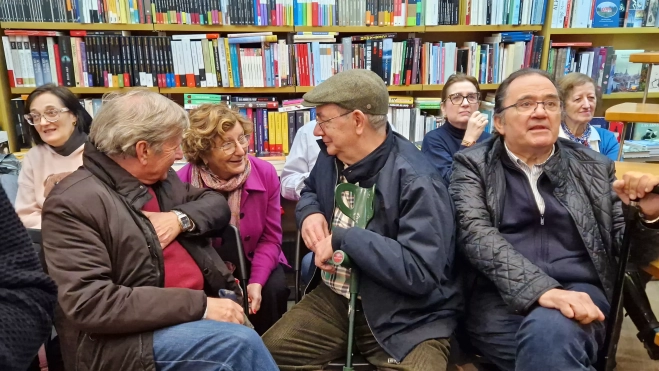 Presentación de "La mujer de Marcos" de Sol Otto en la librería Anónima. Foto Myriam Martínez