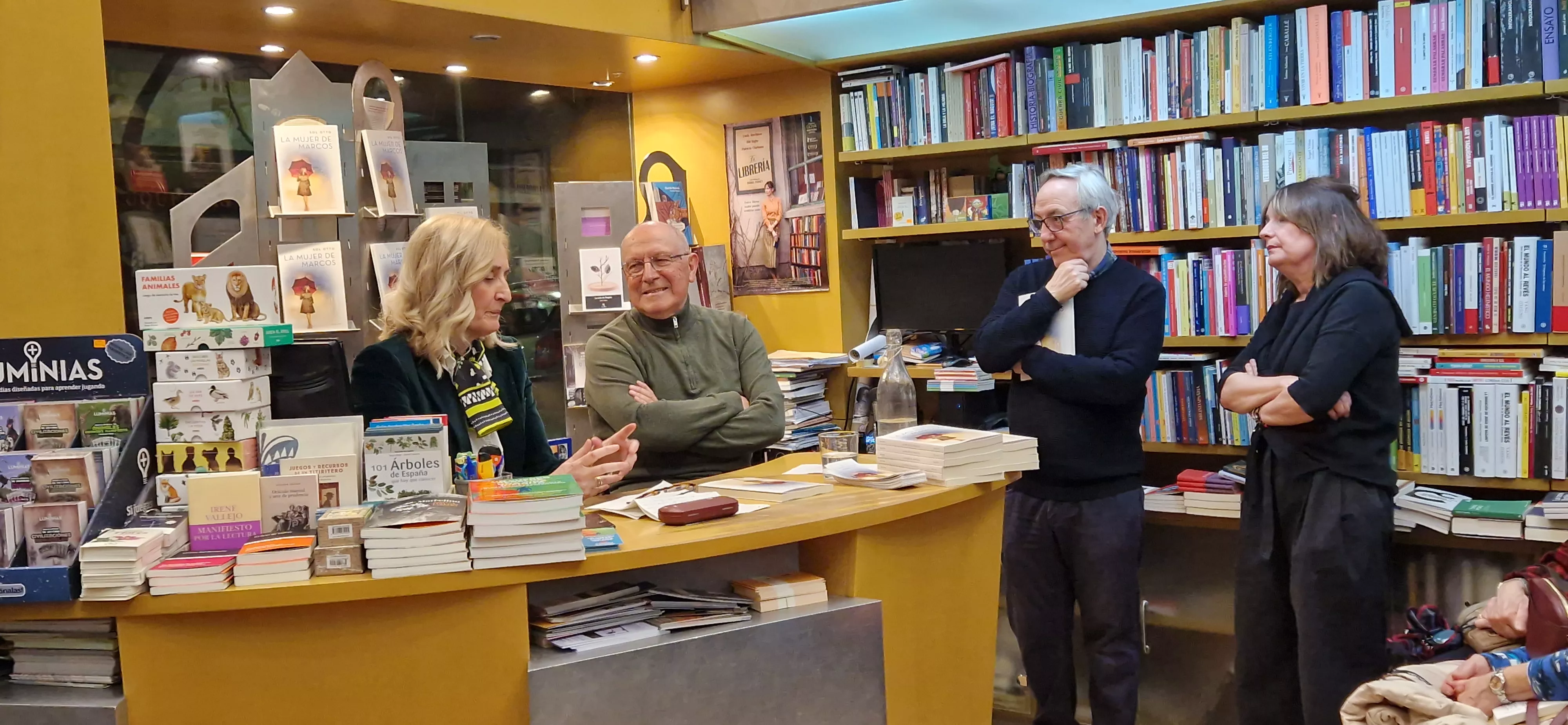 Sol Otto, Severino Pallaruelo y Chema Aniés. Foto Myriam Martínez  