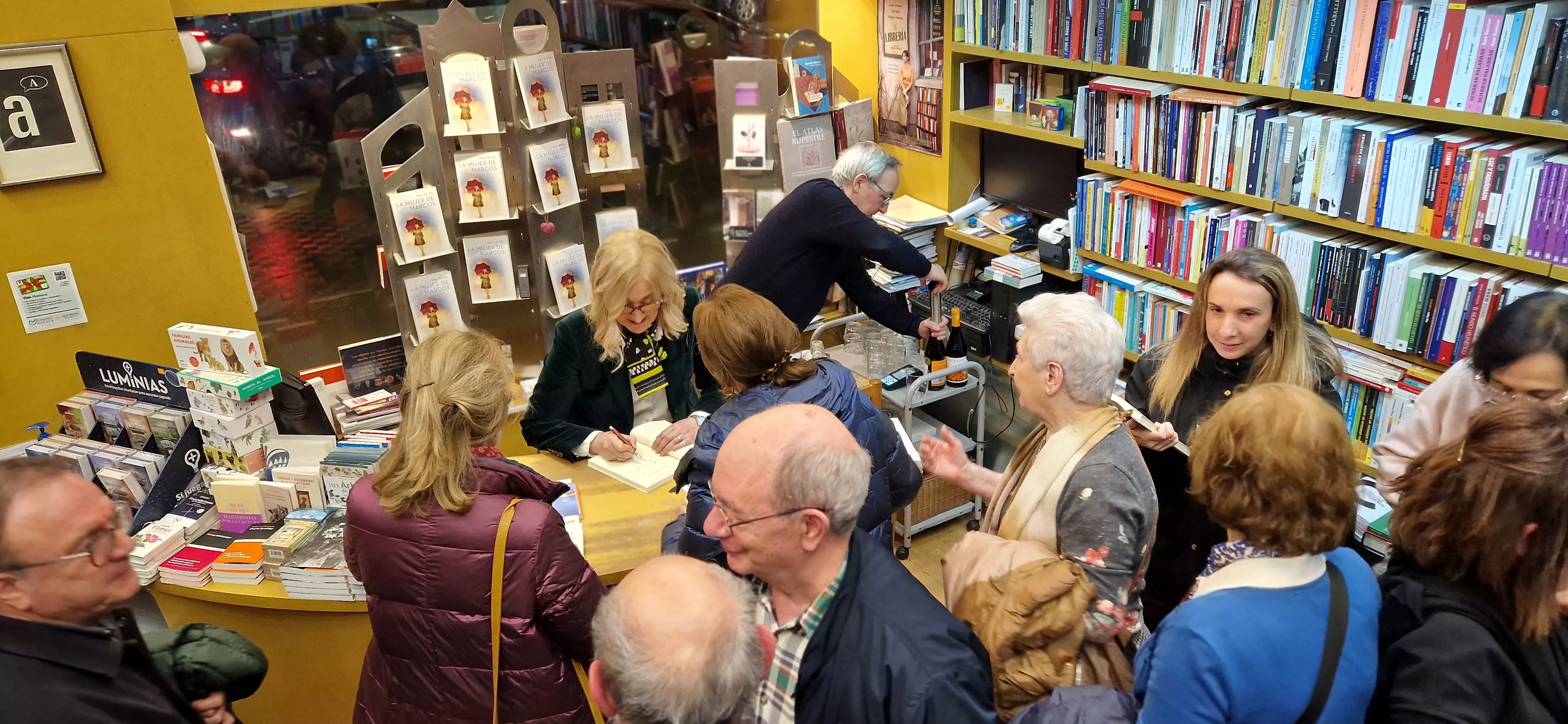 Presentación de "La mujer de Marcos" de Sol Otto en la librería Anónima. Foto Myriam Martínez