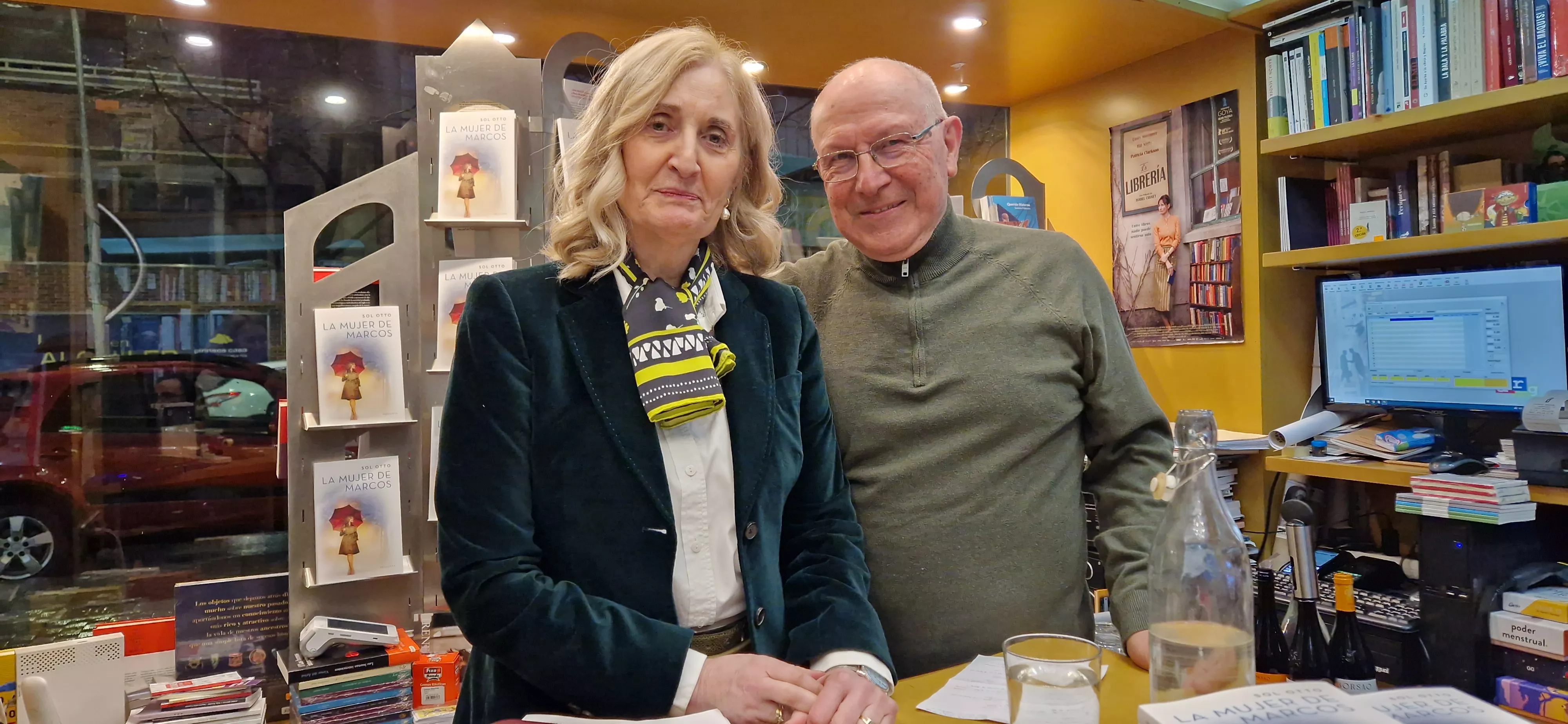 Sol Otto y Severino Pallaruelo. Foto Myriam Martínez  