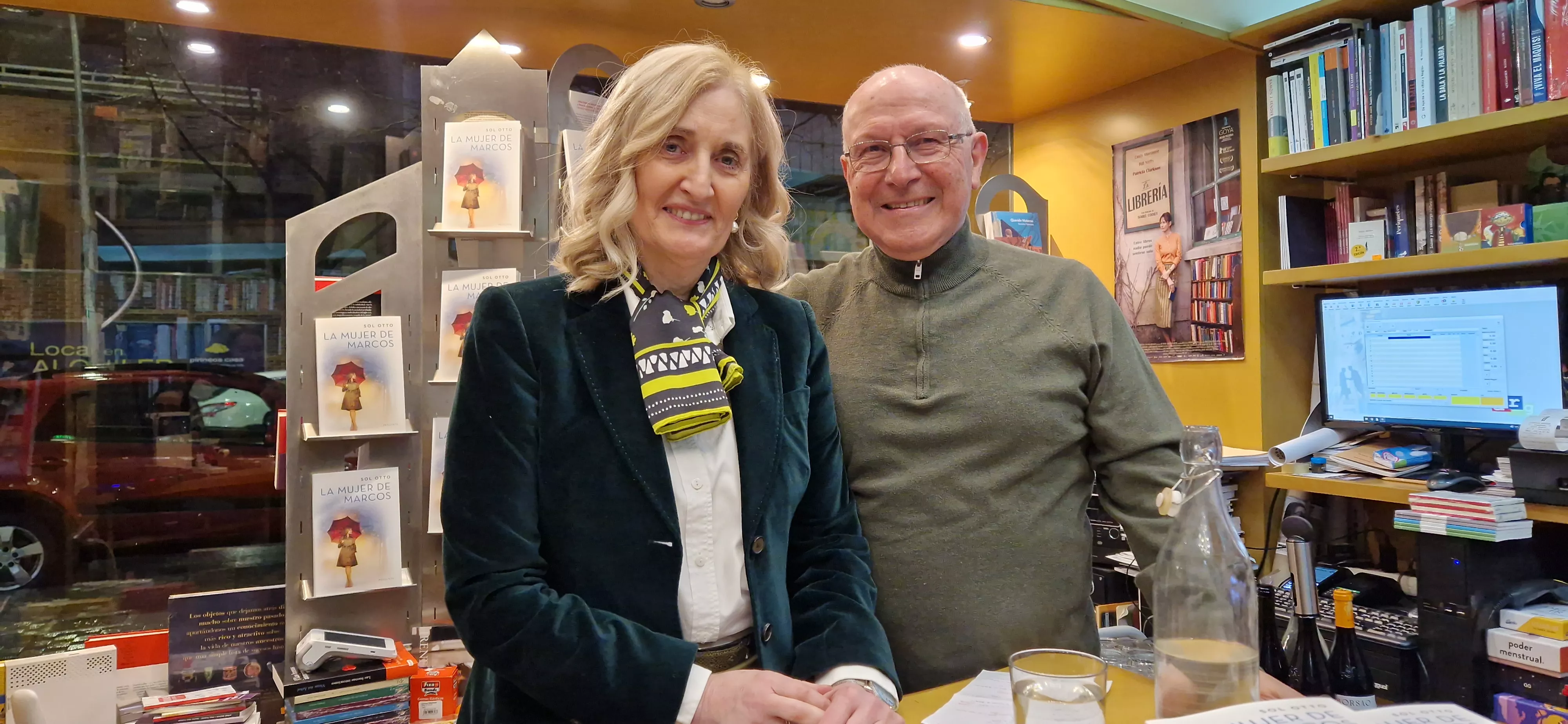 Sol Otto y Severino Pallaruelo. Foto Myriam Martínez