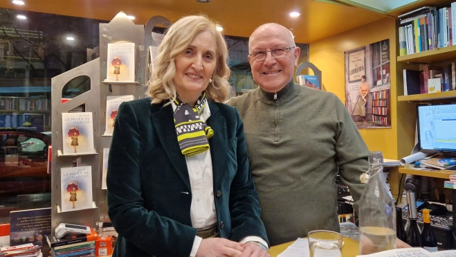 Sol Otto y Severino Pallaruelo. Foto Myriam Martínez