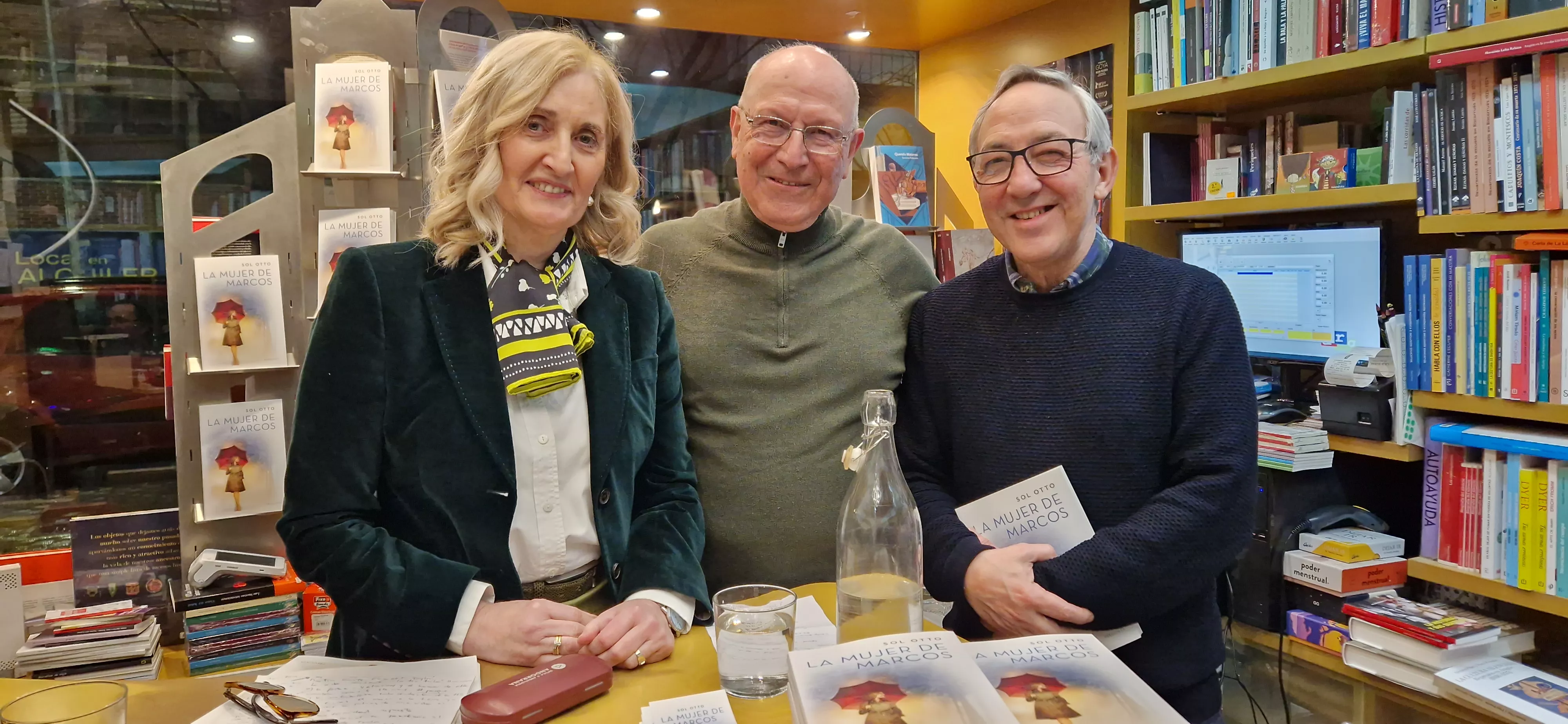 Sol Otto, Severino Pallaruelo y Chema Aniés. Foto Myriam Martínez