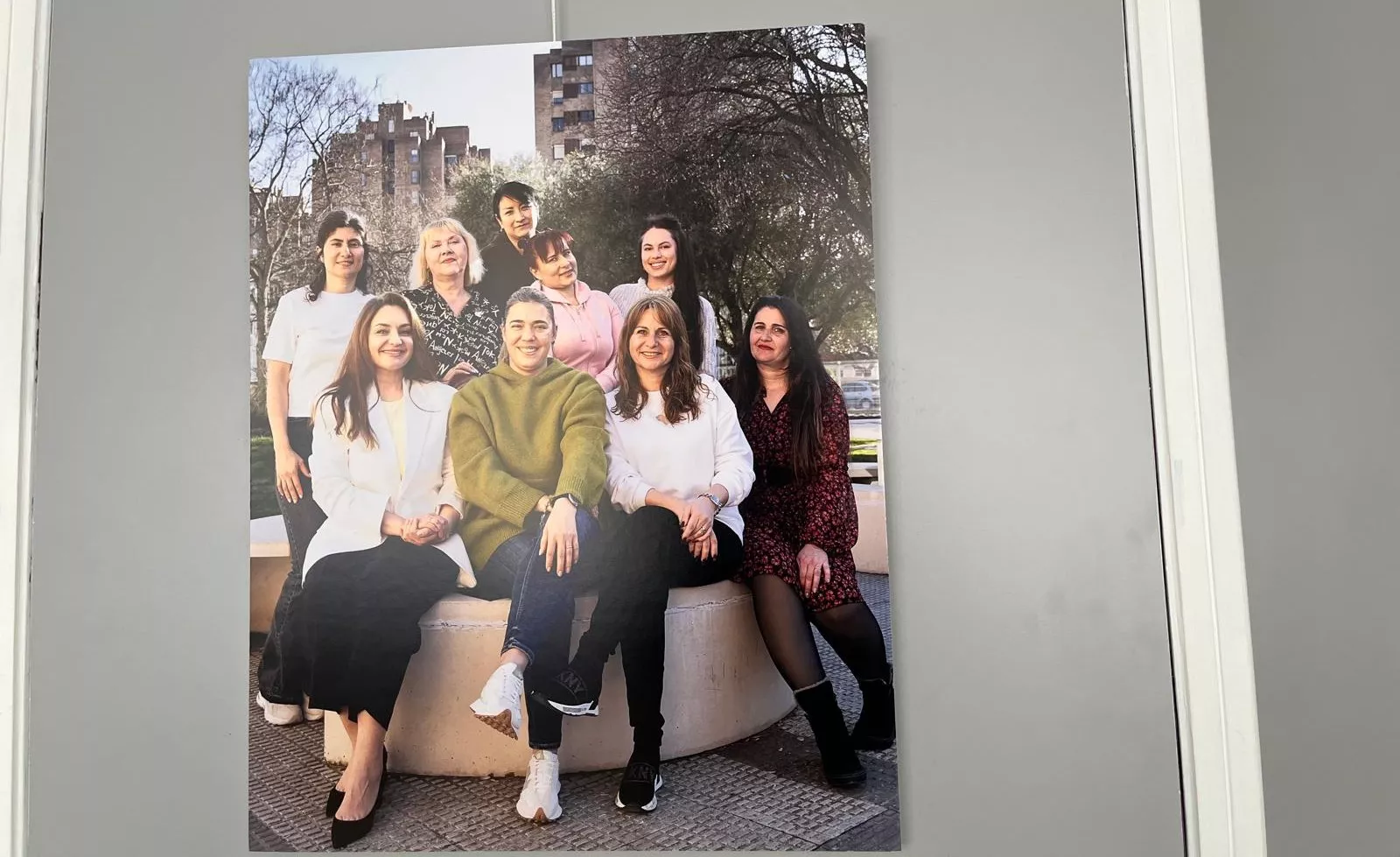 Exposición “Vecinas del Mundo, Vecinas del Barrio” de María Auxiliadora. Foto Mercedes Manterola