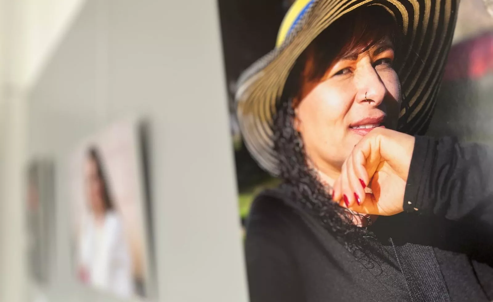 Exposición “Vecinas del Mundo, Vecinas del Barrio” de María Auxiliadora. Foto Mercedes Manterola