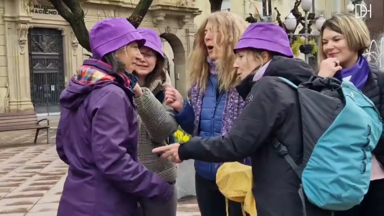 Andada en Huesca por el Día de la Mujer
