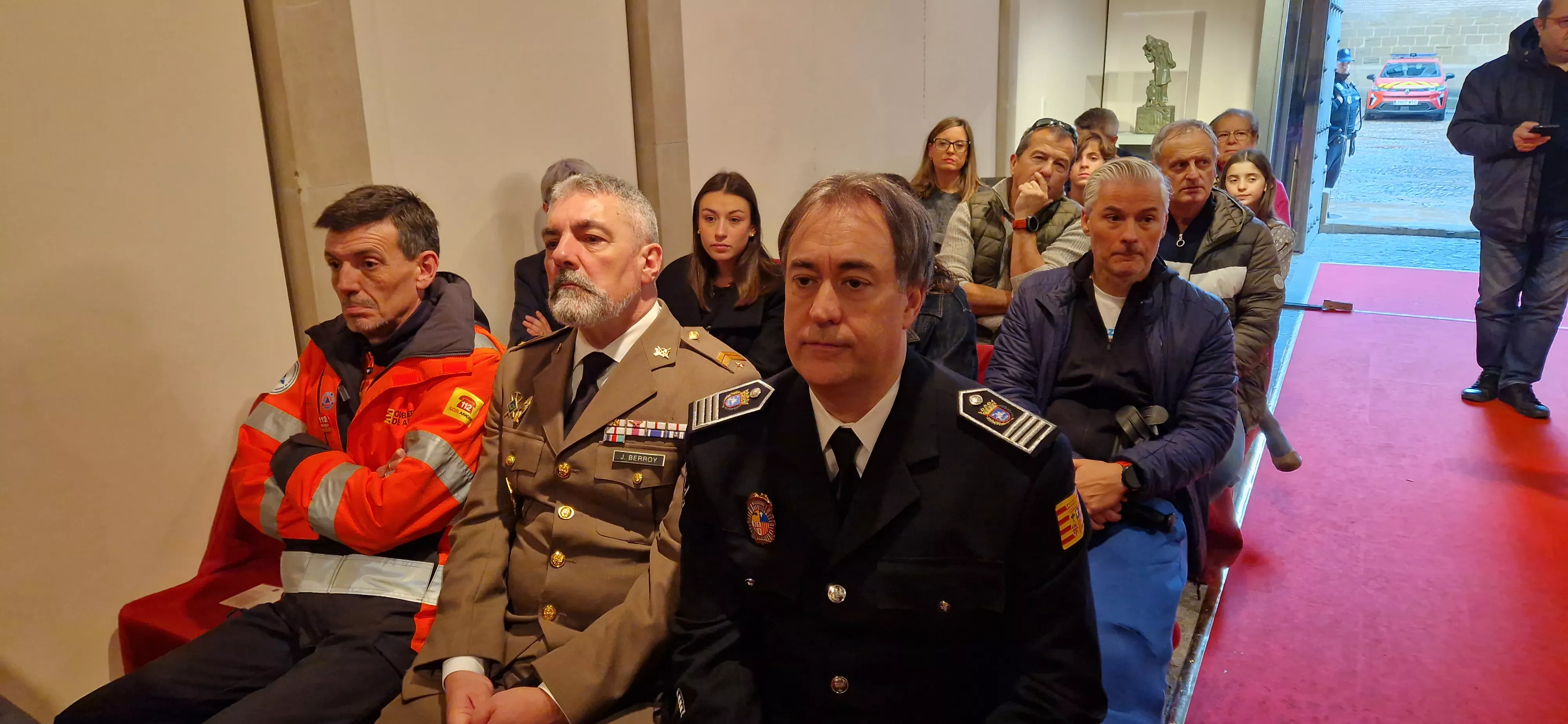 Entrega de las condecoraciones del Servicio de Prevención, Extinción de Incendios y Salvamento de Huesca. Foto Myriam Martínez