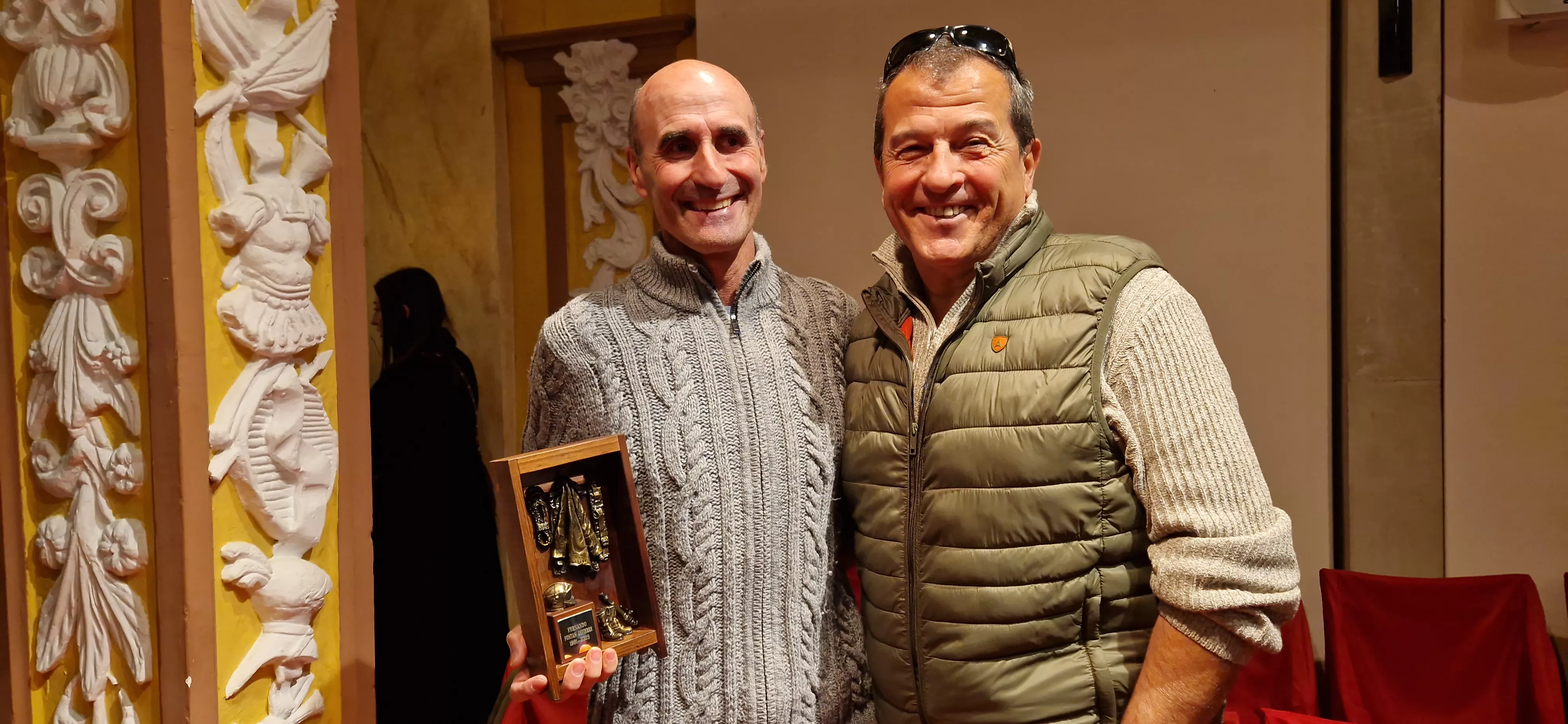 Fernando Fontán Javierre, a la izquierda. Foto Myriam Martínez