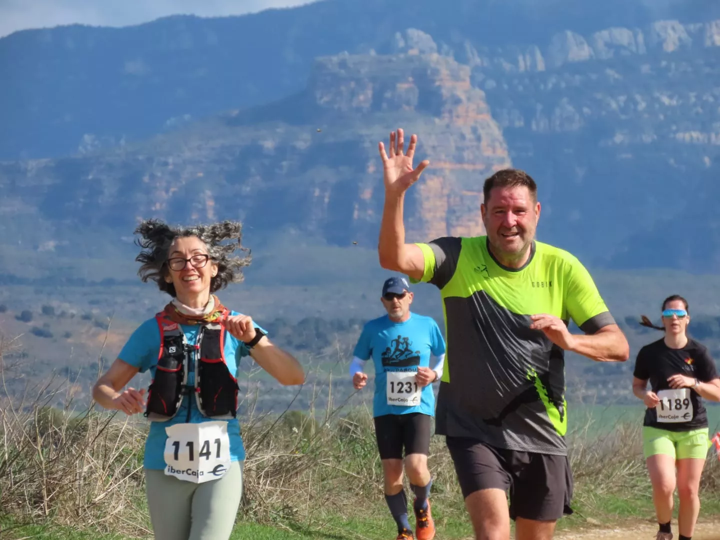 Buen ambiente en el Trail Solidario de Chimillas. Foto: Ramón Ferrer