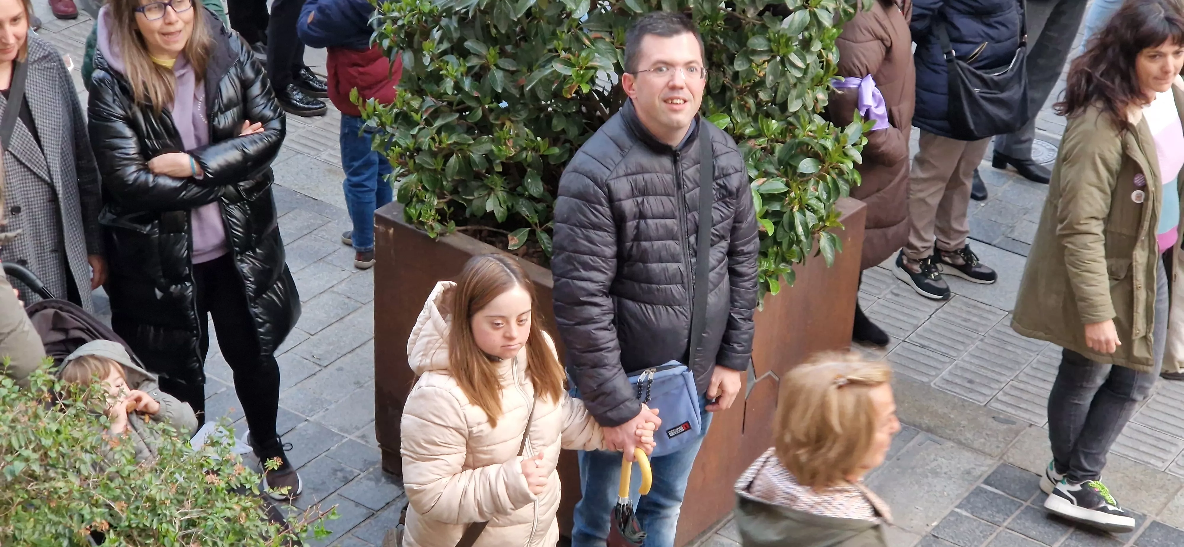 Manifestación del 8M, Día Internacional de la Mujer, en Huesca. Foto Myriam Martínez