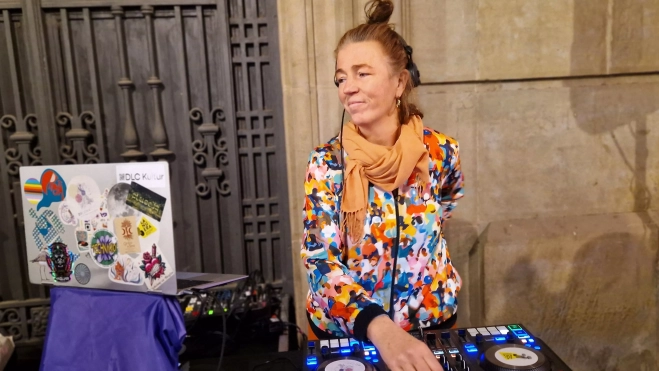 Luna Roja. Manifestación del 8M, Día Internacional de la Mujer, en Huesca. Foto Myriam Martínez Luna Roja. Manifestación del 8M, Día Internacional de la Mujer, en Huesca. Foto Myriam Martínez