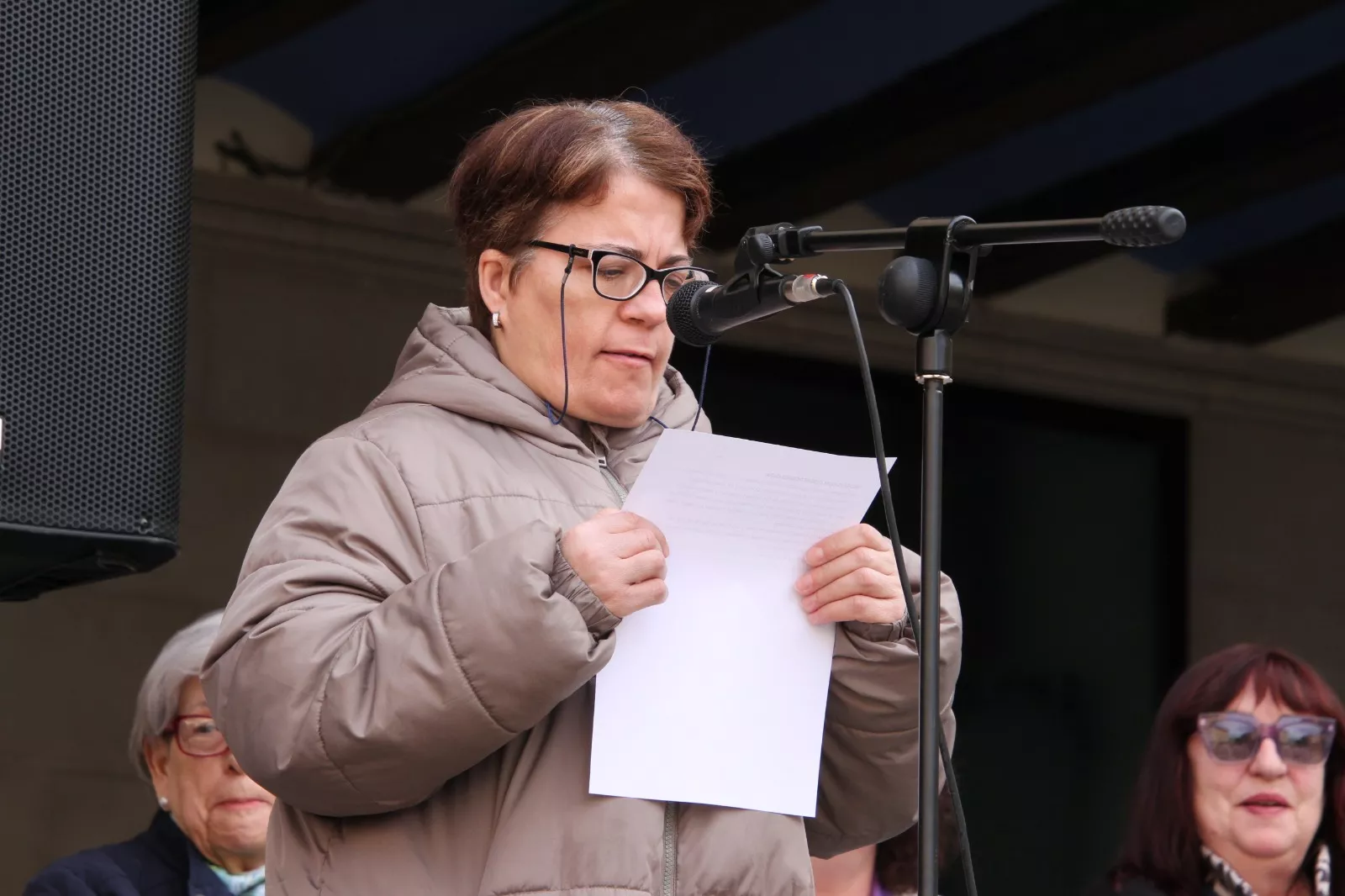 Día Internacional de la Mujer en Monzón. Foto Carlos Neofato