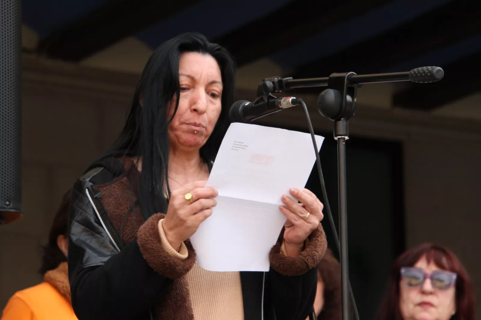 Día Internacional de la Mujer en Monzón. Foto Carlos Neofato