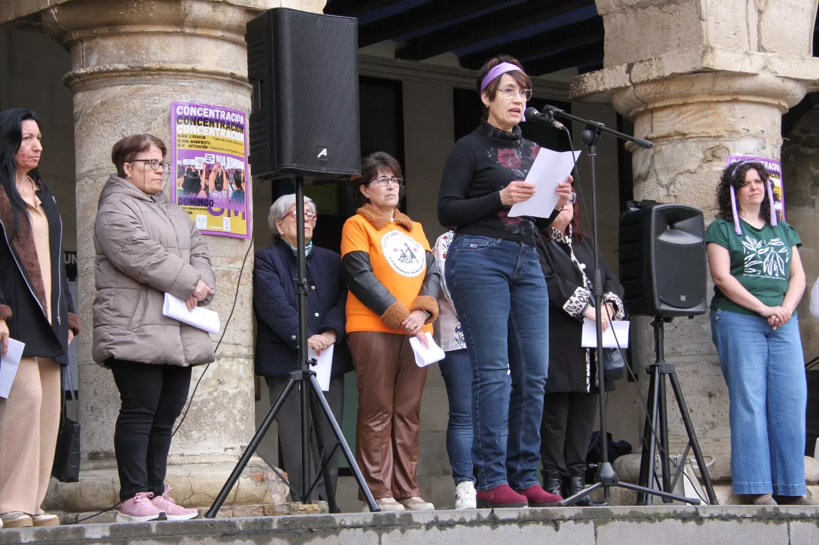 Día Internacional de la Mujer en Monzón. Foto Carlos Neofato
