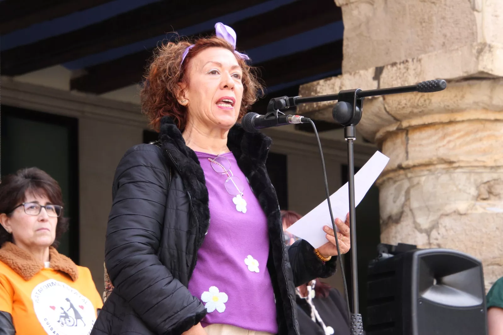 Día Internacional de la Mujer en Monzón. Foto Carlos Neofato